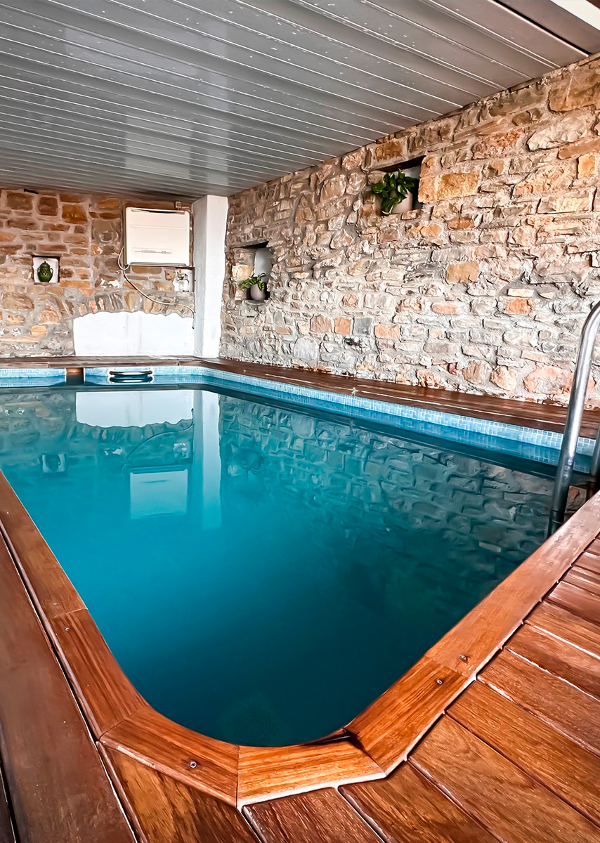 Piscina cubierta de Casa Churchill