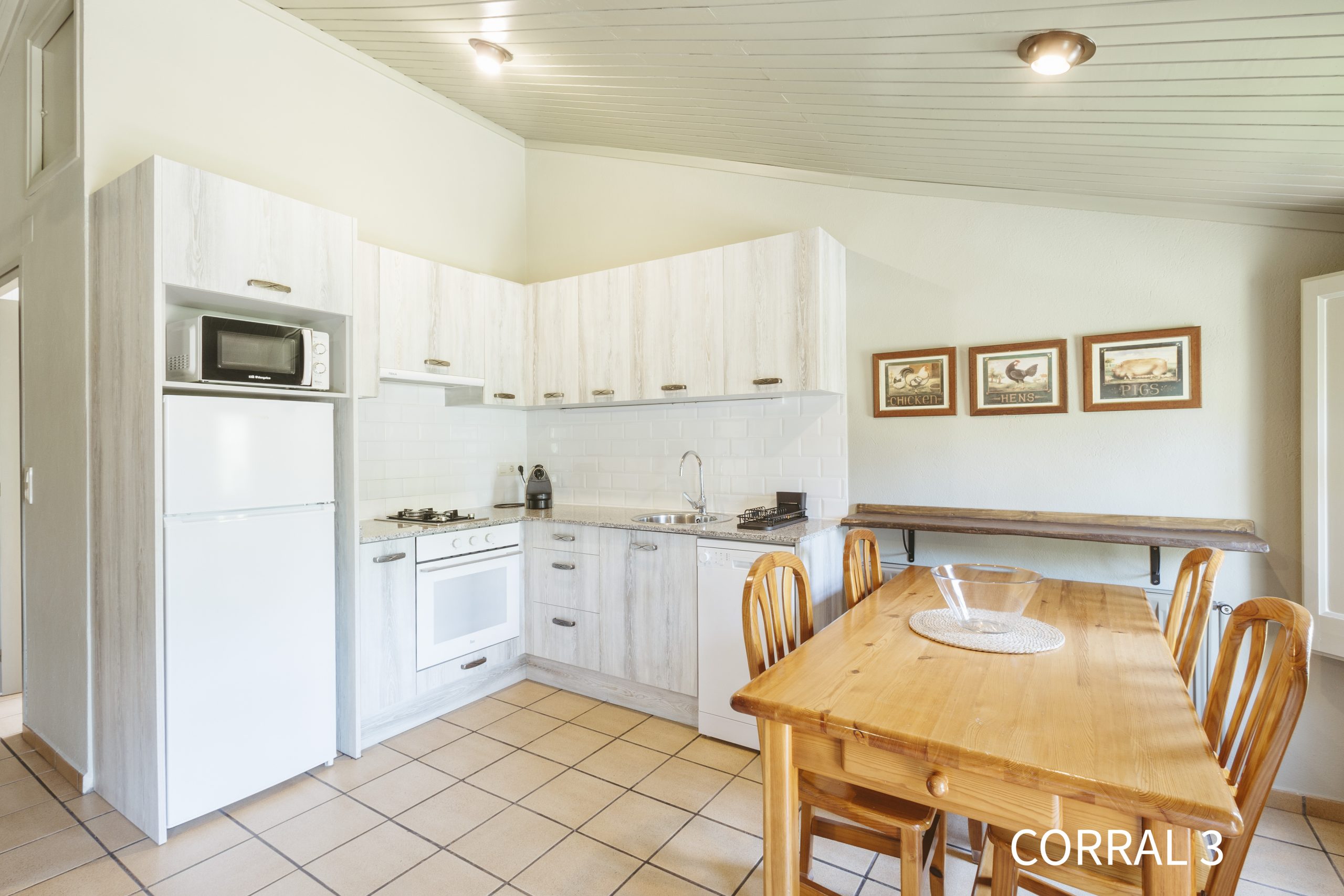 Cocina del apartamento Corral 3
