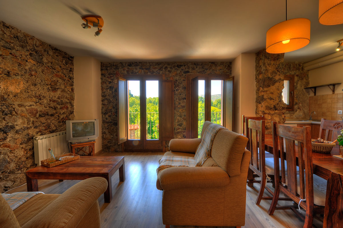Salón de un apartamento de Casa del Batlle