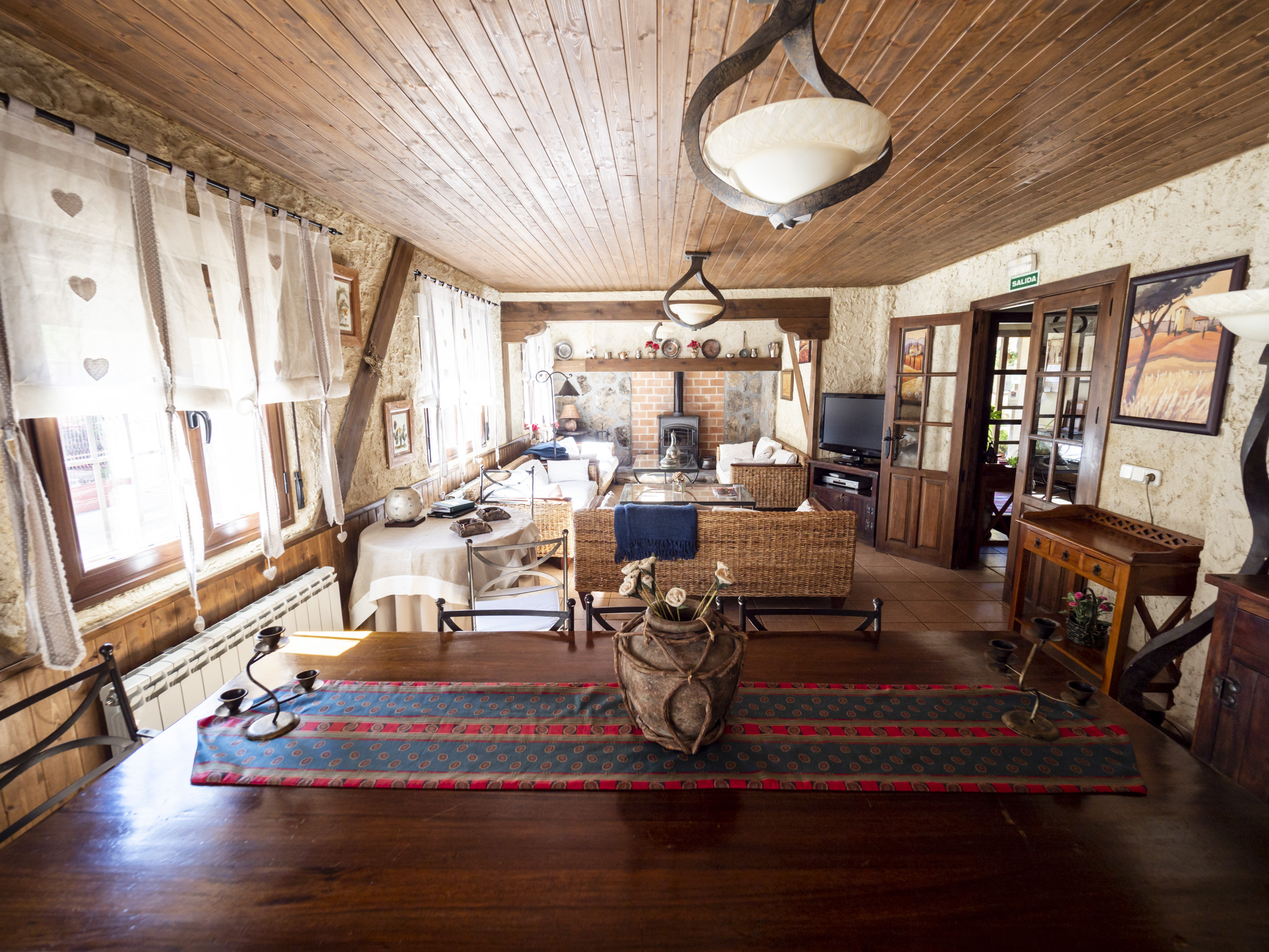 Salón común de Posada El Campanario