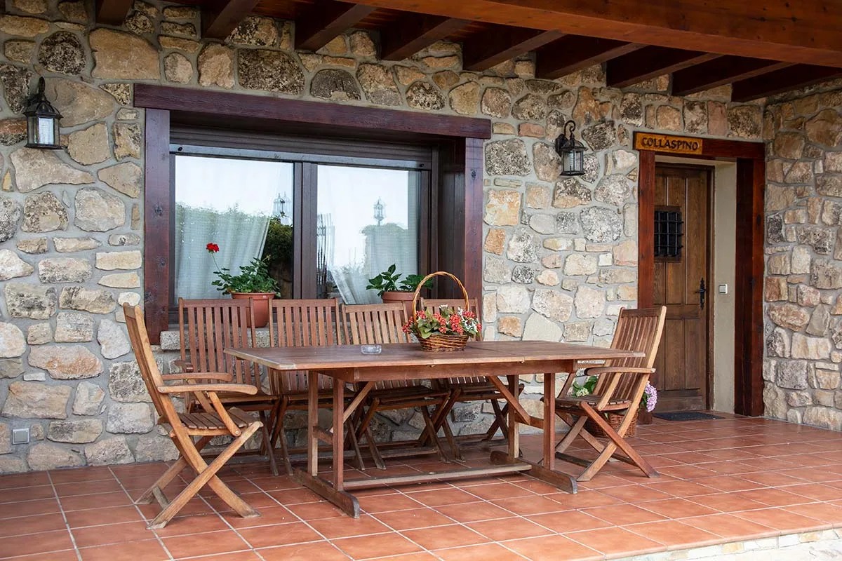 Terraza de la casa Collaspino