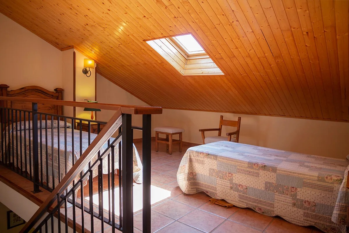 Habitación de La Casona de Gascones