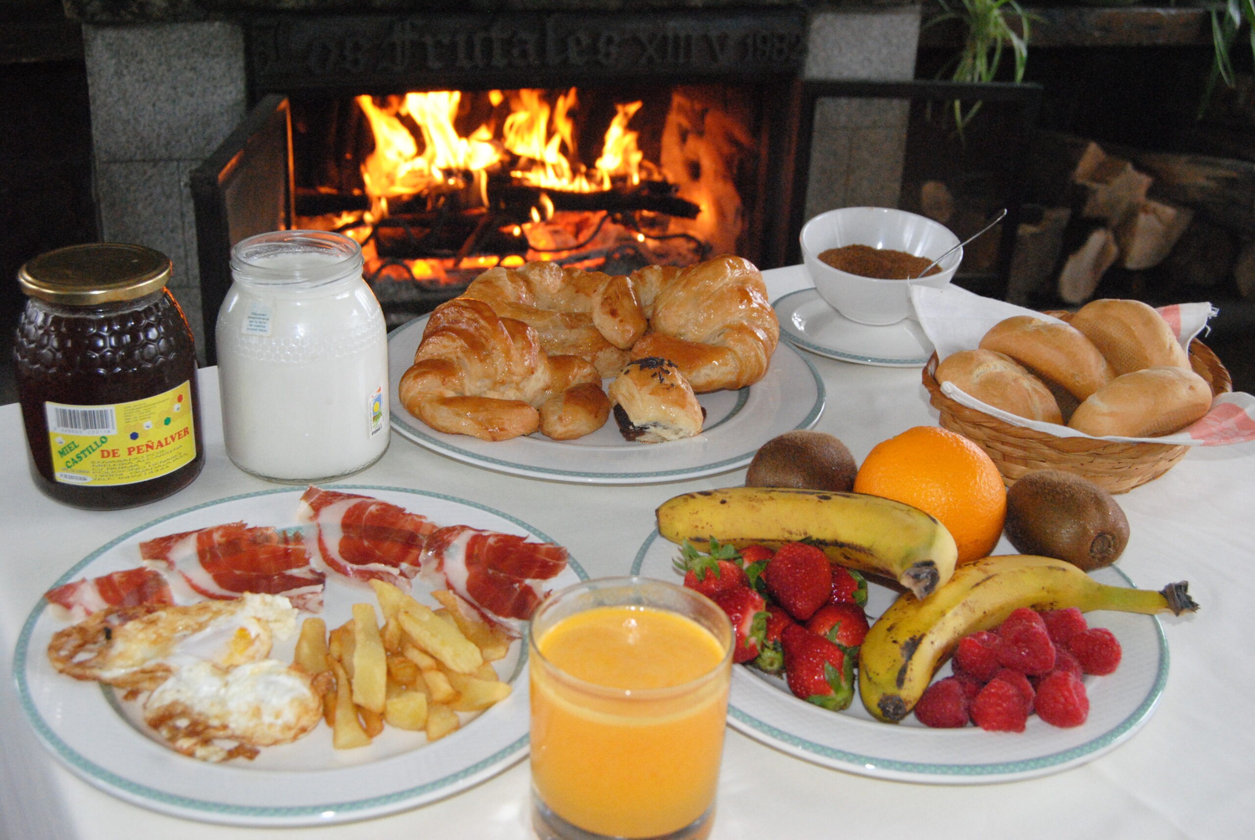 Desayuno del Hotel Rural Los Frutales