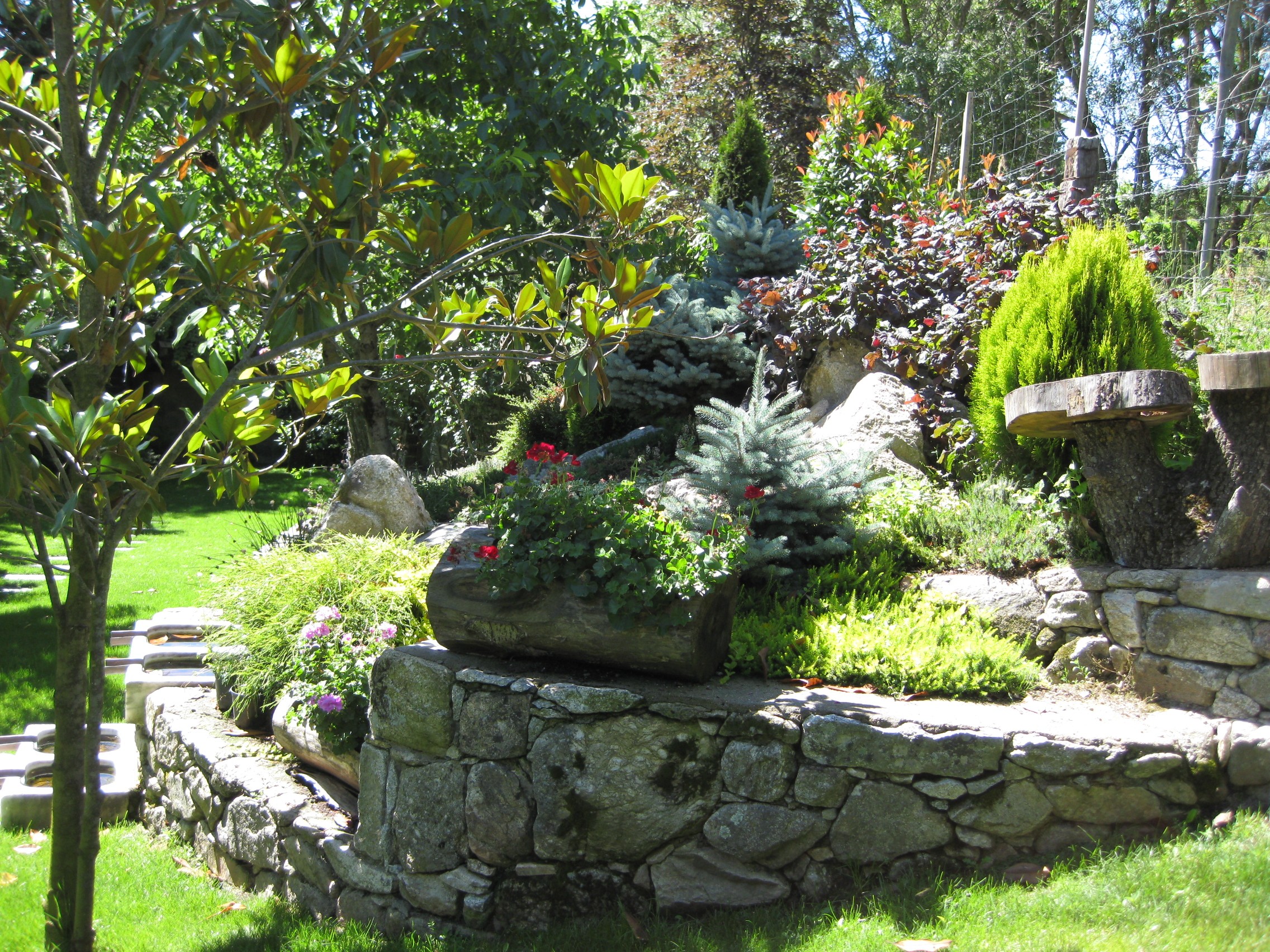 Jardín del Hotel Rural Los Frutales