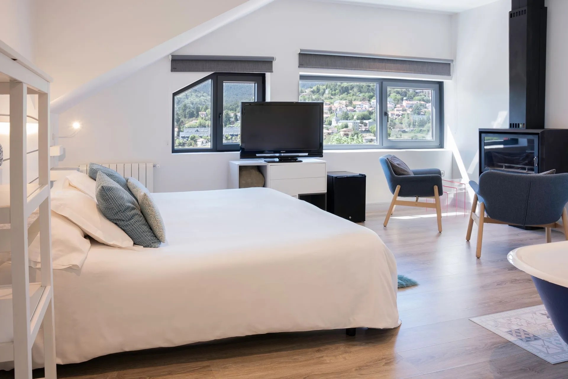 Suite con chimenea de Luces del Poniente