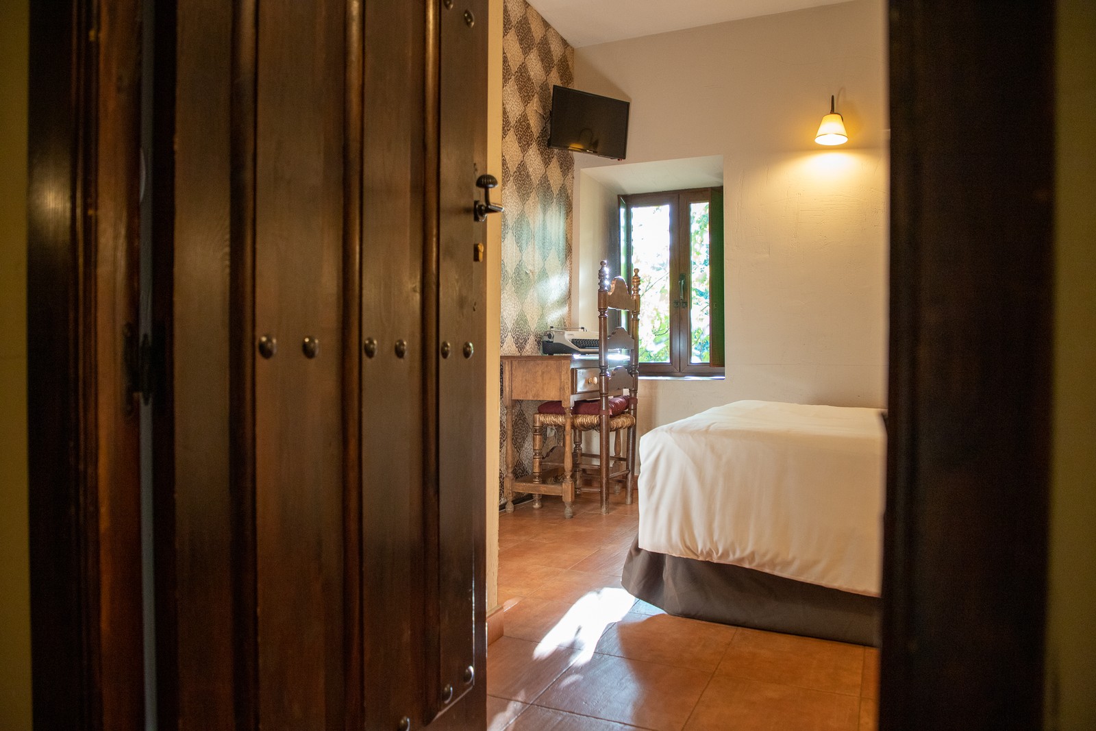 Entrada a una habitación de Posada Peña Pintada