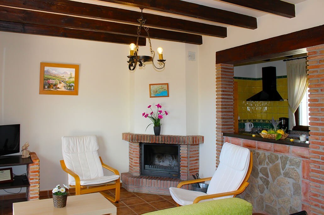 Sala de estar de Alojamientos Huetor