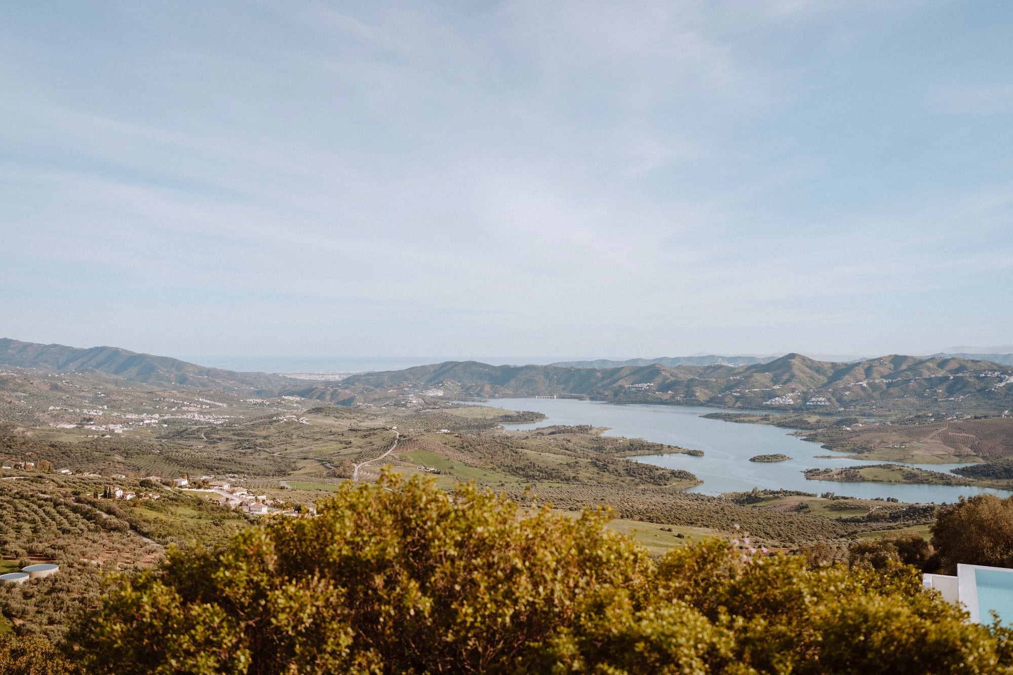 Vistas al lago desde Finca Cantueso