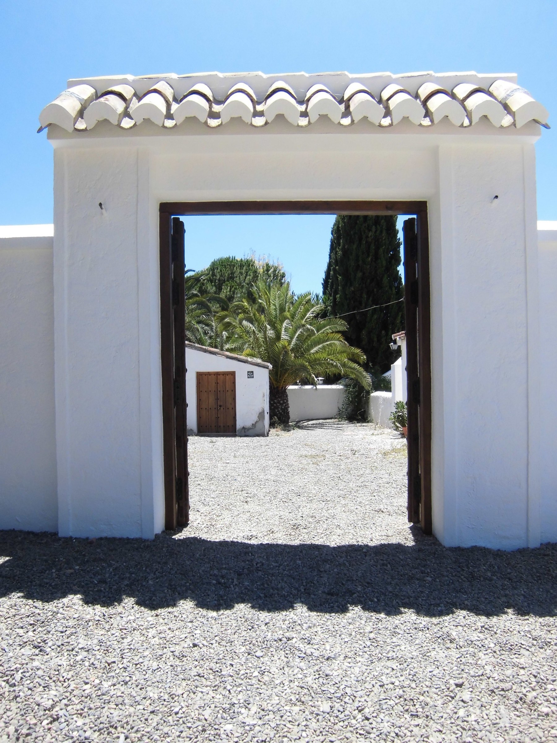Entrada al cortijo