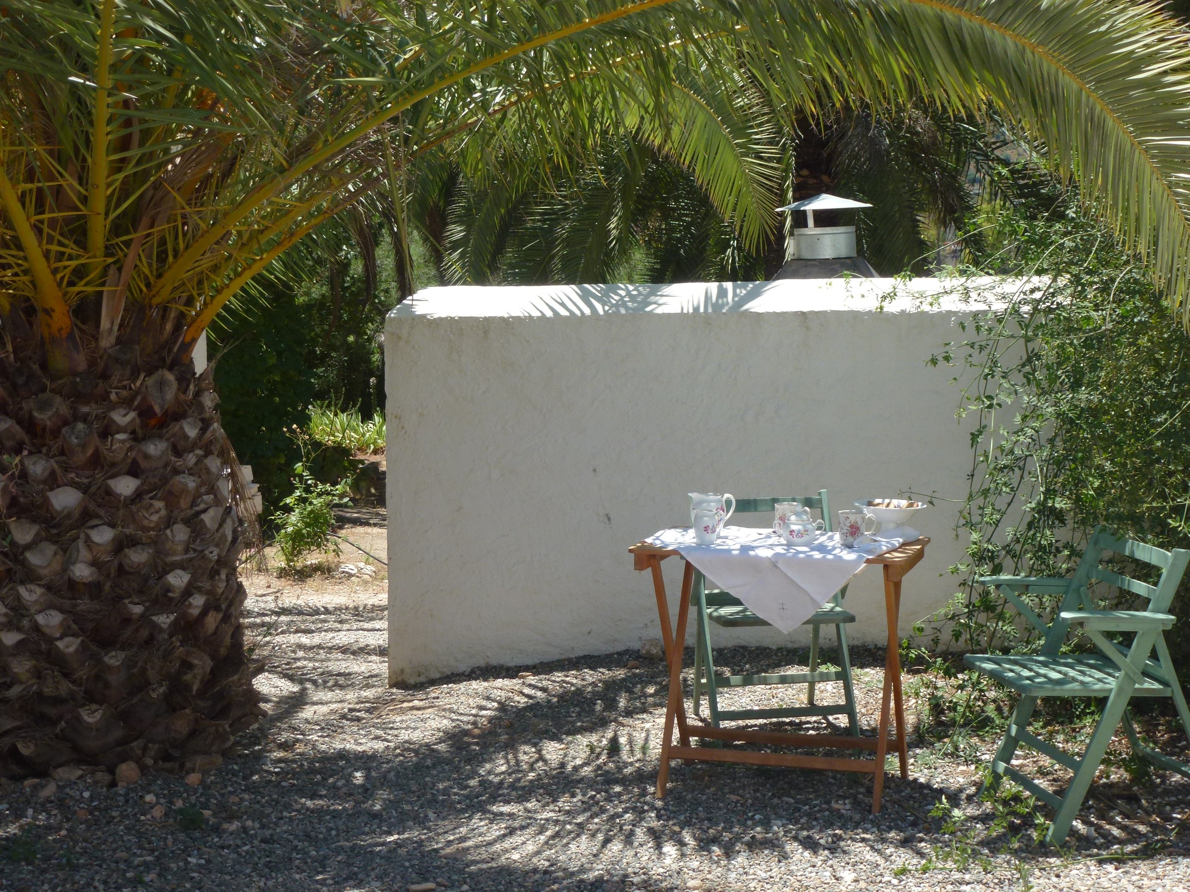 Patio privado del cortijo