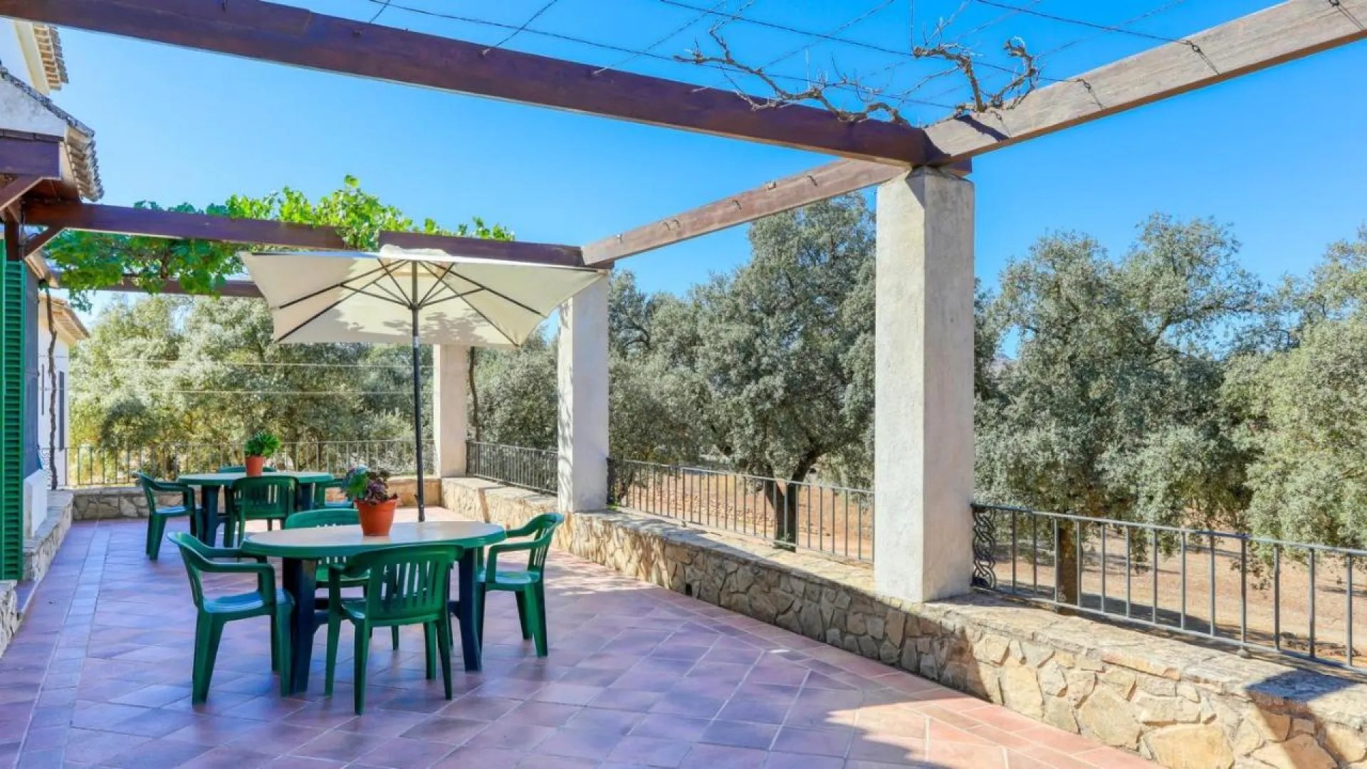 Terraza del apartamento El Torreón de Cortijo Montepaloma