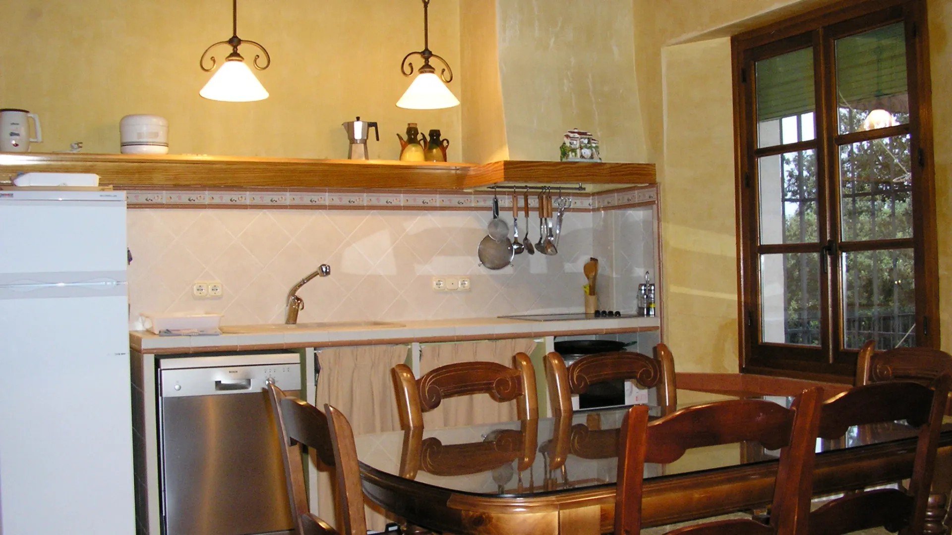 Cocina del apartamento El Torreón de Cortijo Montepaloma