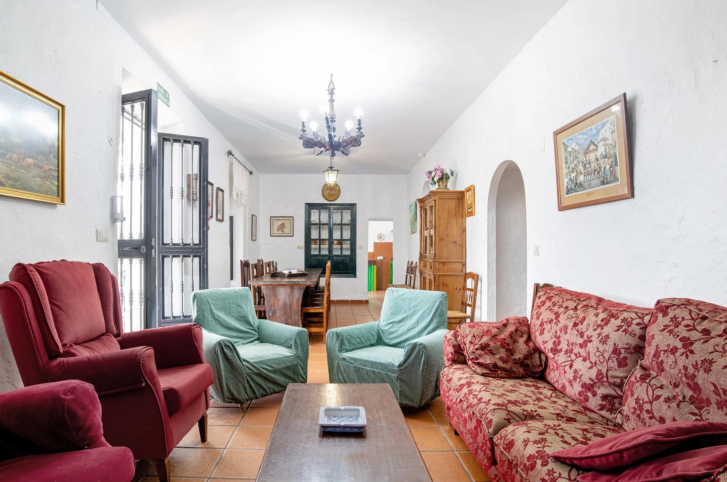 Salón de Casa Rural Fuente Dulce en Ronda
