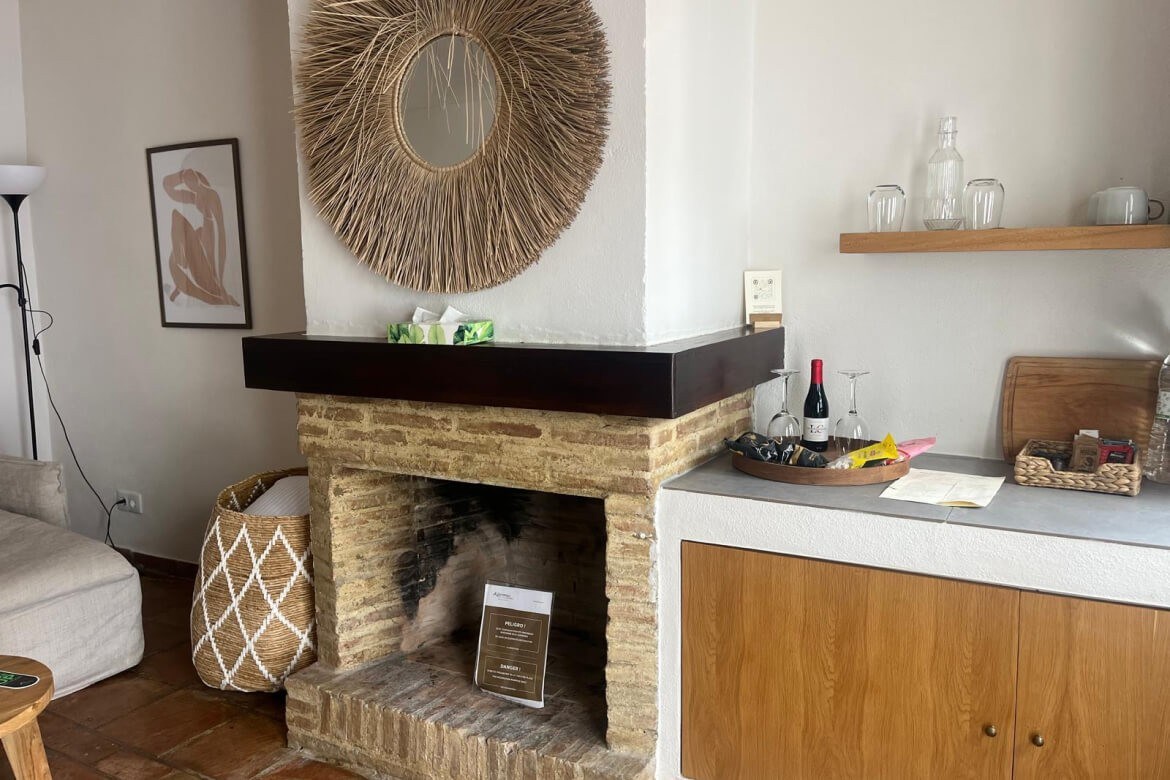 Sala de estar y cocina de Karma La Herriza