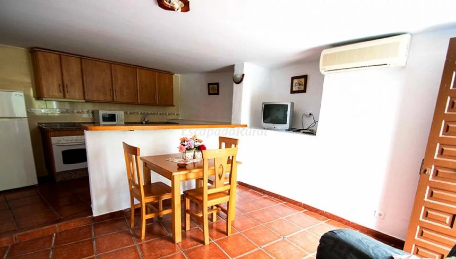 Comedor de una casa de Las Rosas