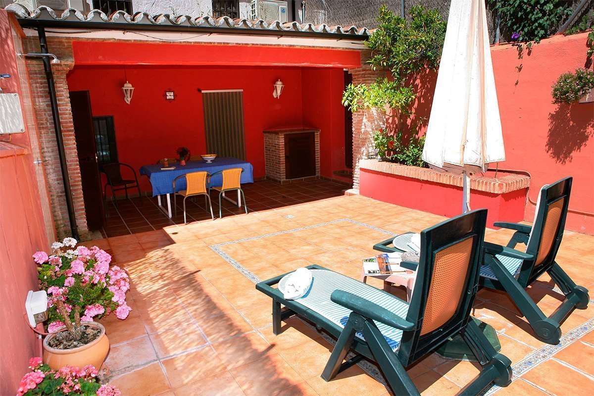 Patio de la casa Zalema de Los Arrayanes