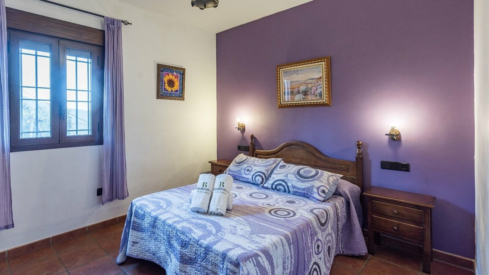 Dormitorio de Casa Rural Los Hidalgos de Totalán