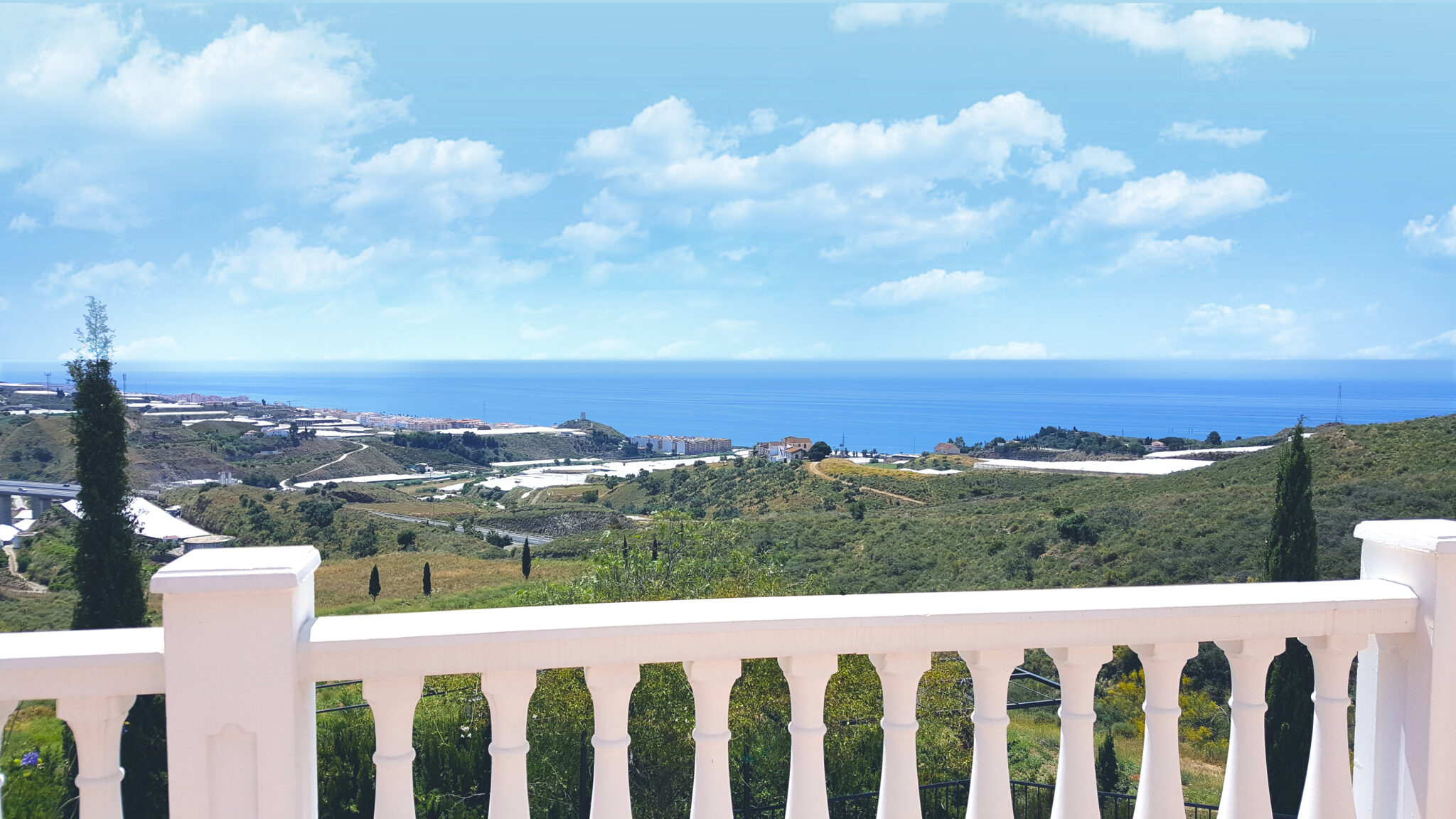 Vistas al mar desde Juncos de Mar