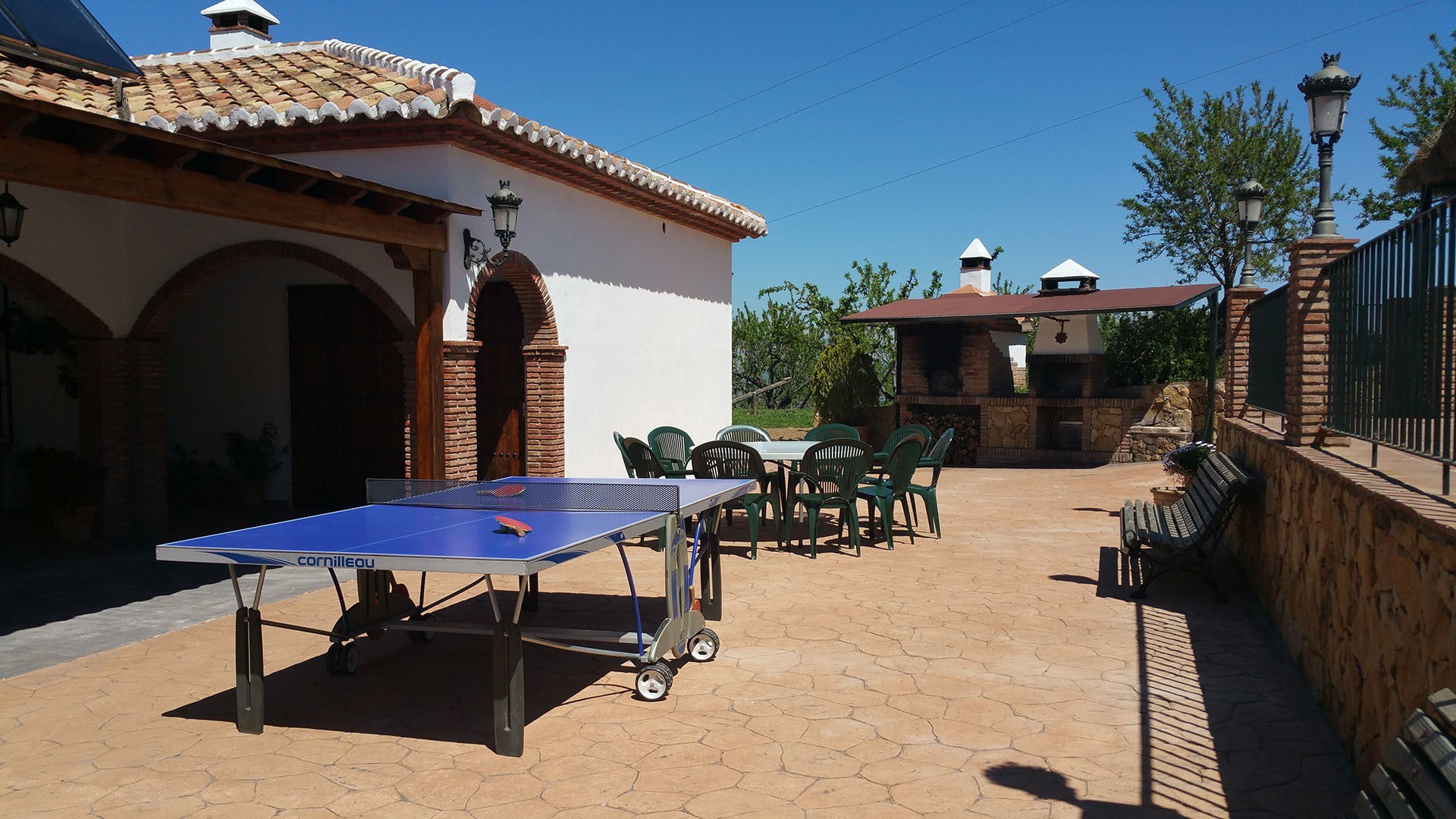 Patio de Mansión Piedras Blancas