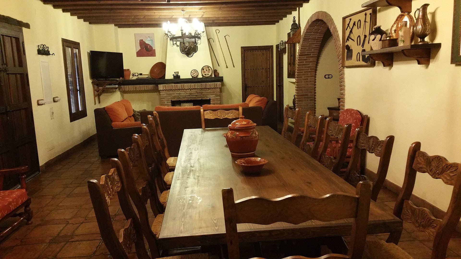 Comedor de Mansión Piedras Blancas