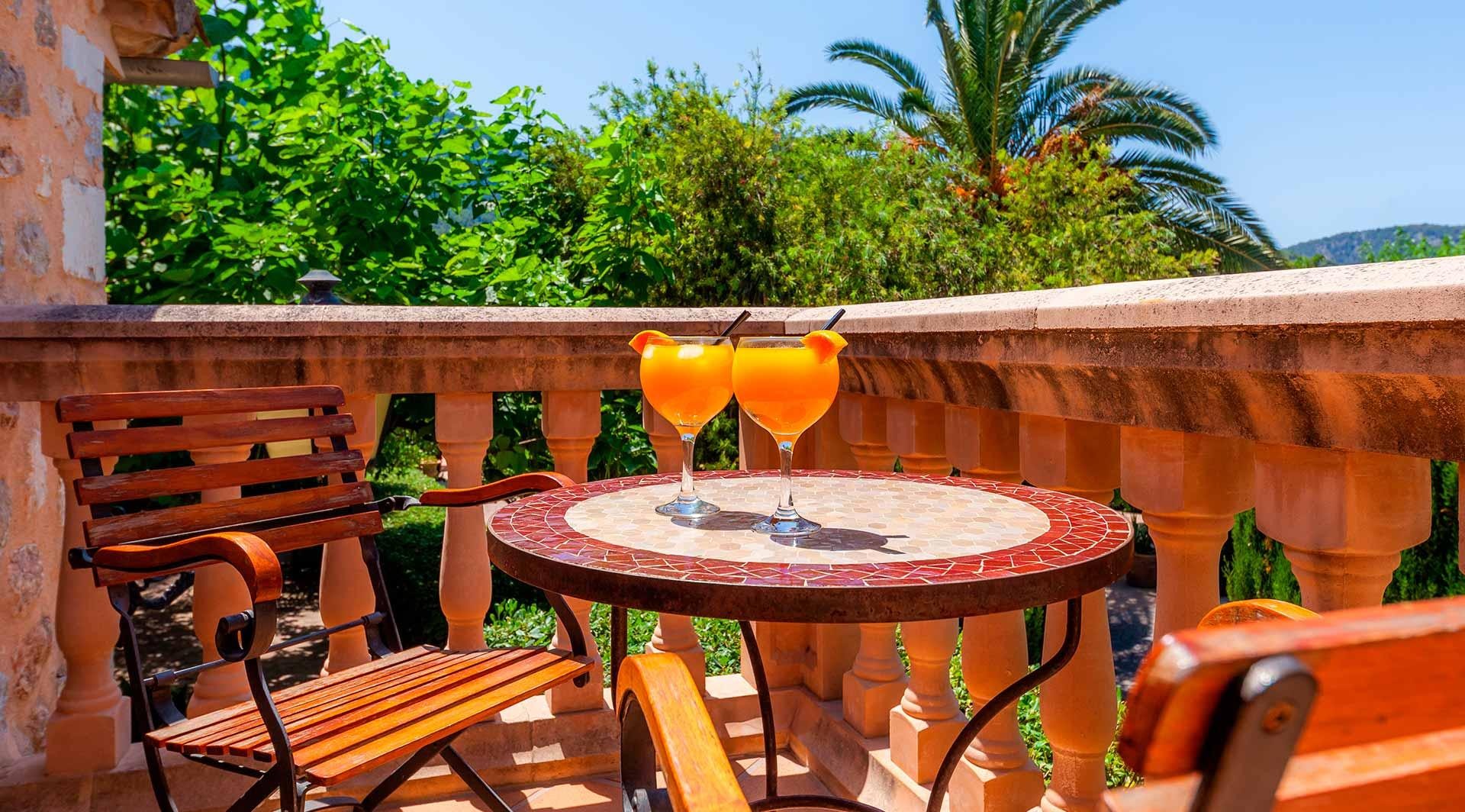 Terraza privada de Ca’s Curial