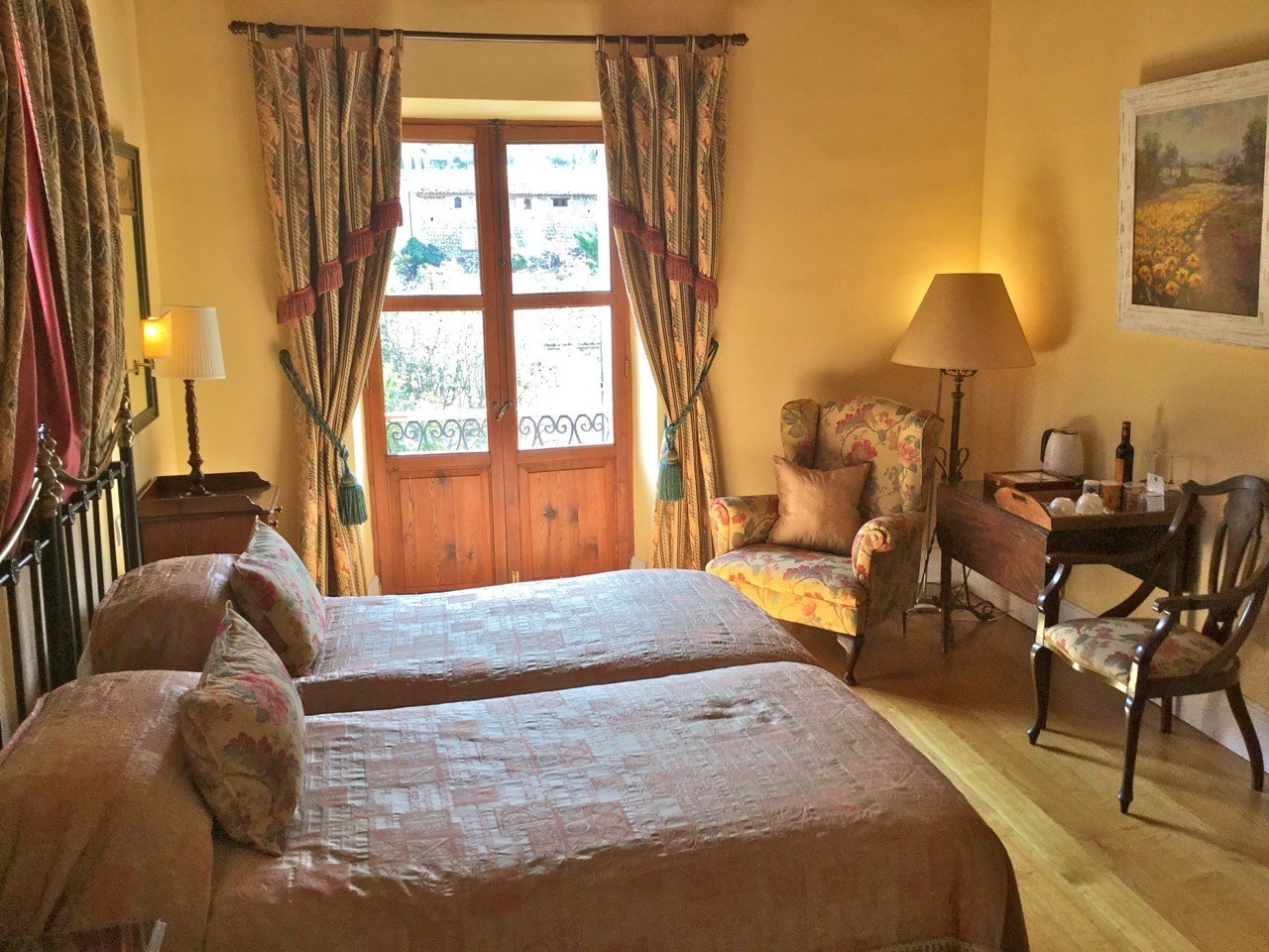 Habitación Orange Twin del Hotel Salvia