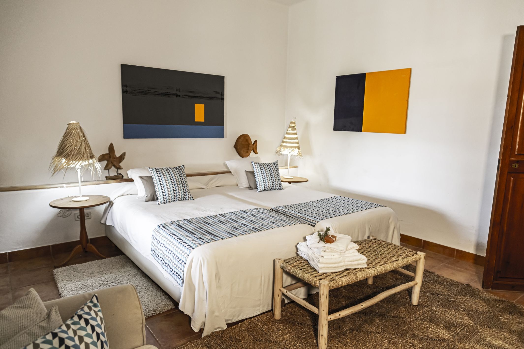 Habitación doble de Villa León de Sineu