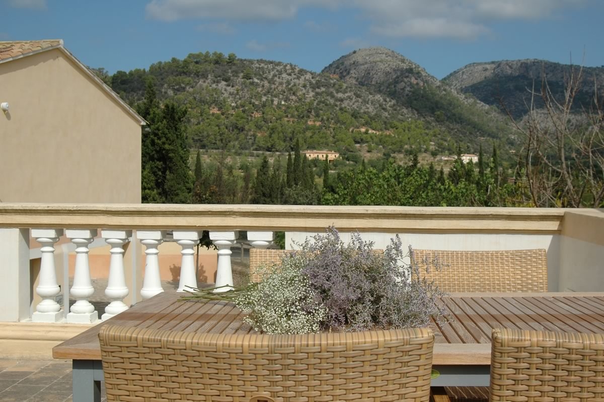 Terraza con vistas de LoftOtel Canet
