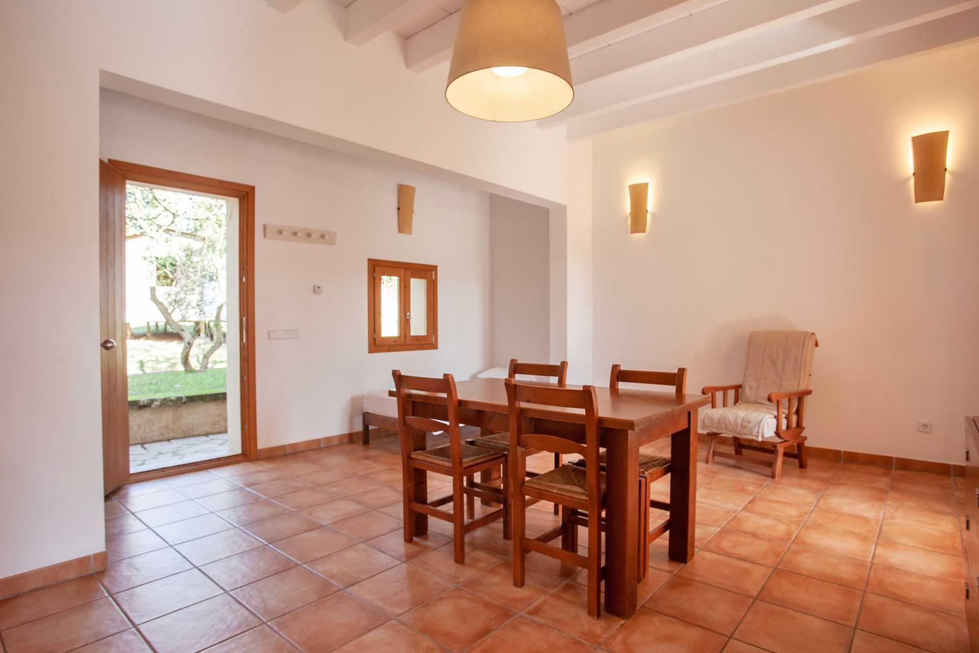 Comedor de un apartamento de la finca