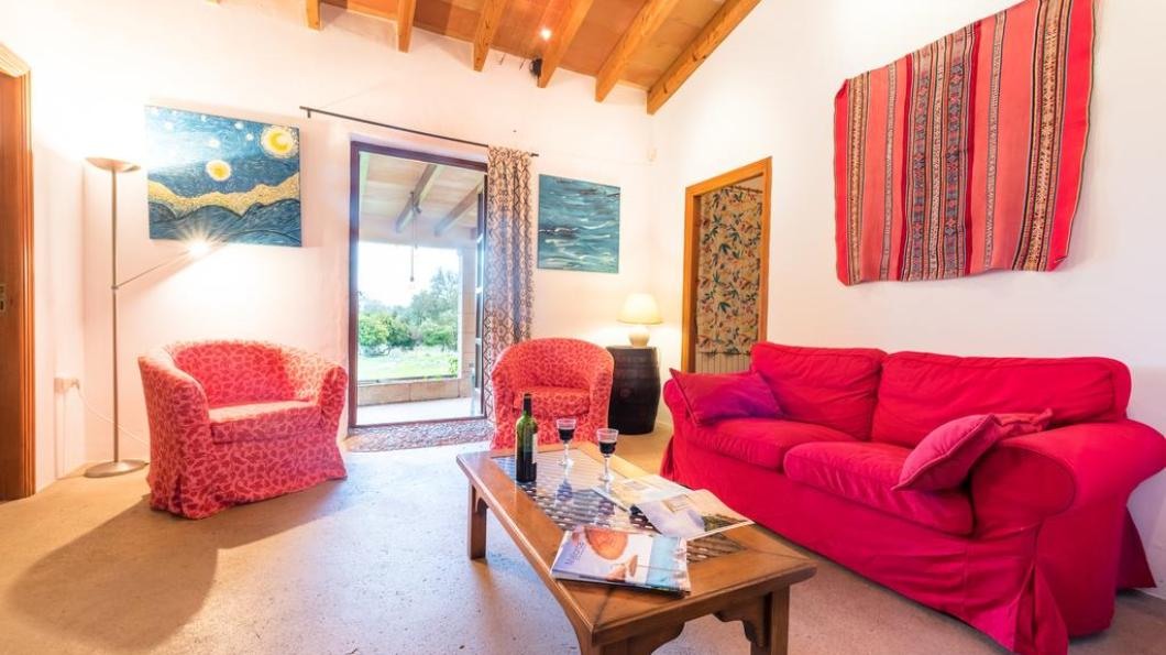 Sala de estar de un apartamento de s’Horta