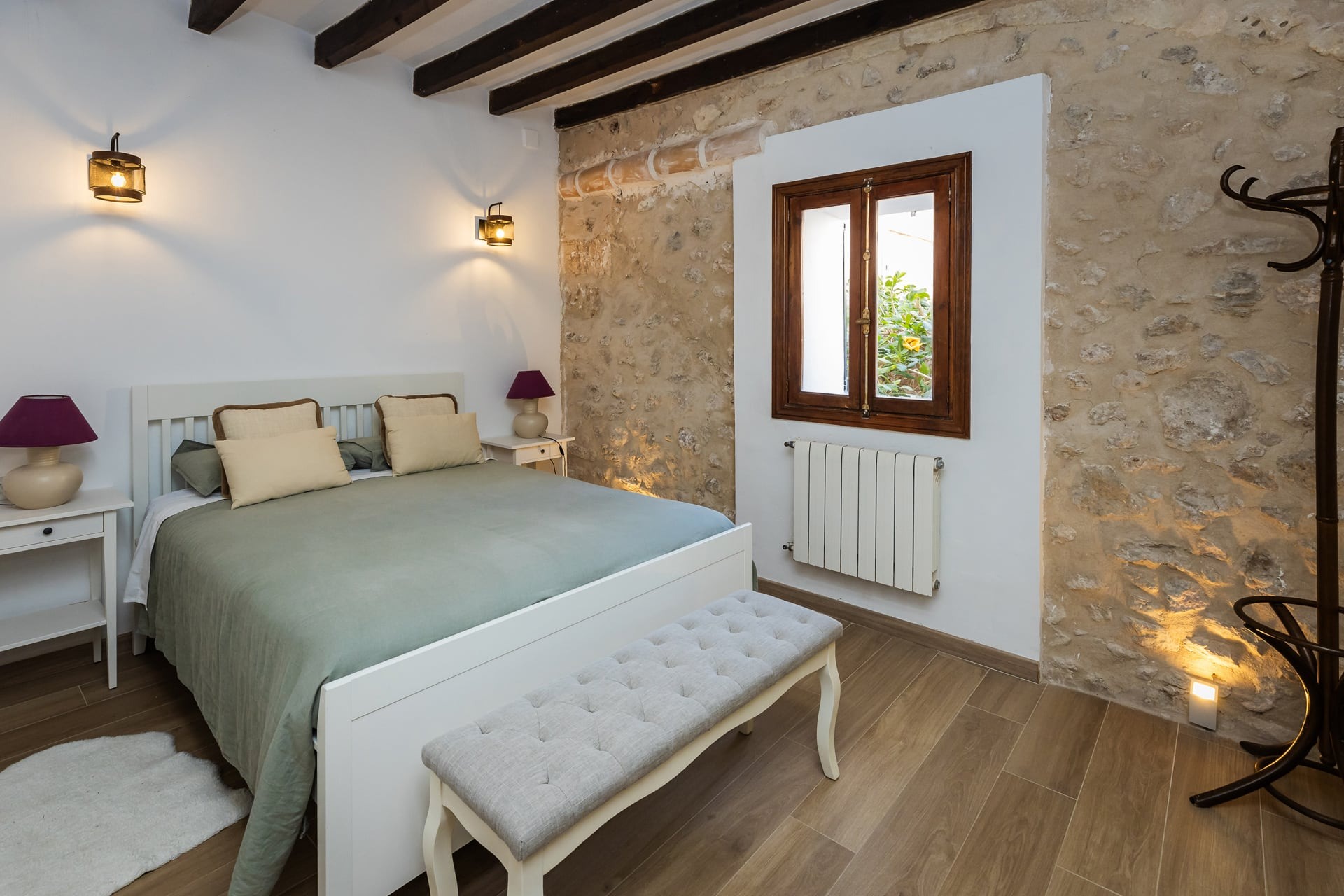Dormitorio del apartamento de Son Burguet