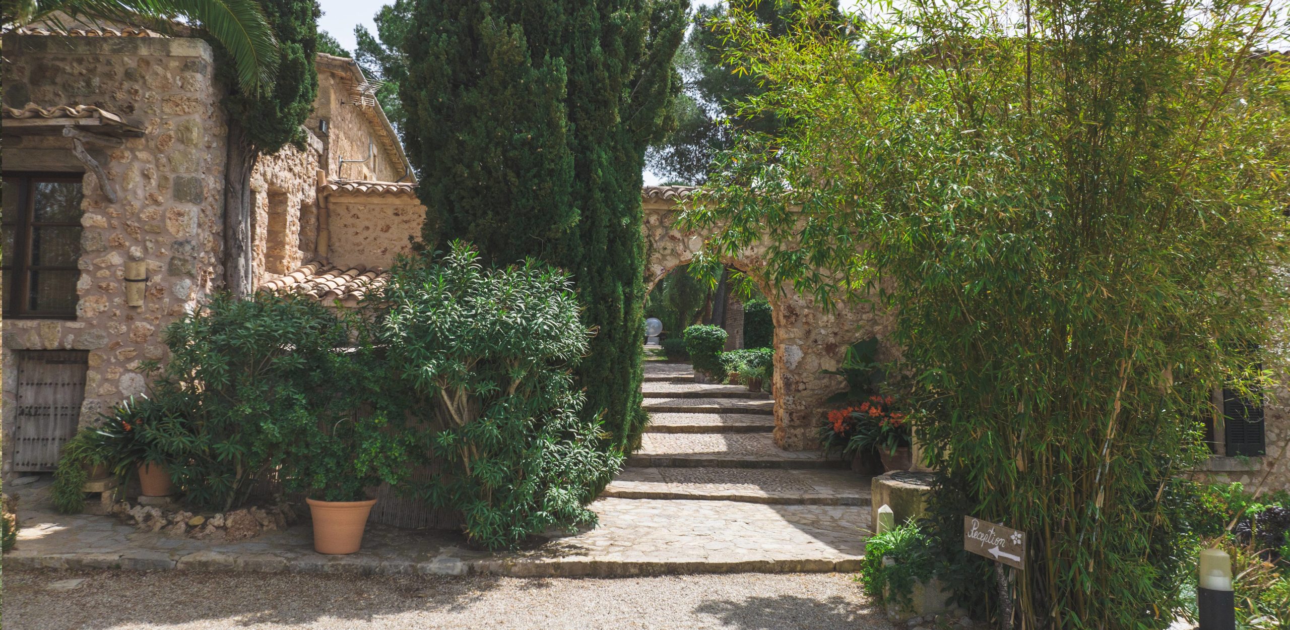 Fachada de piedra de Son Fogueró