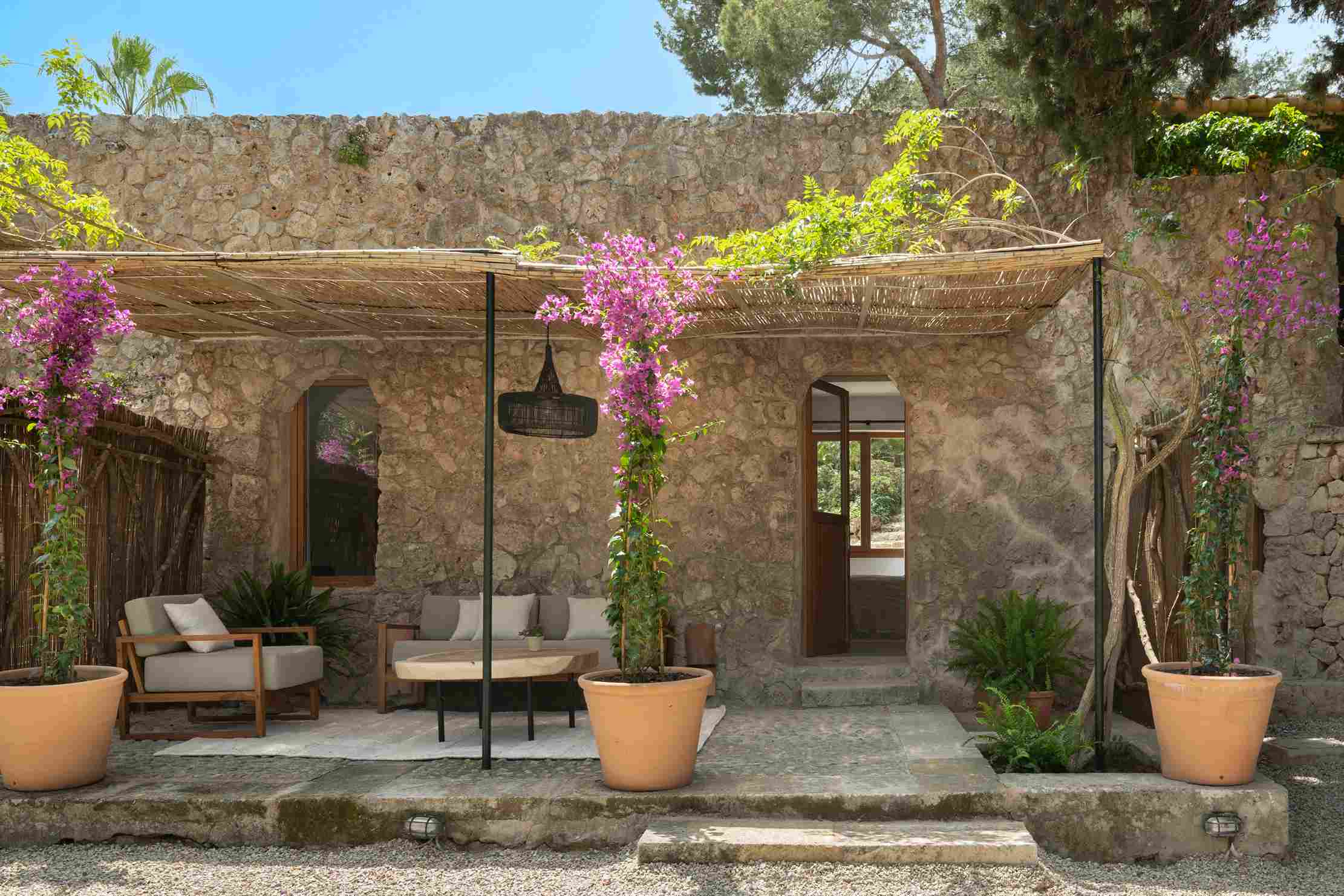 Patio exterior de Son Fogueró