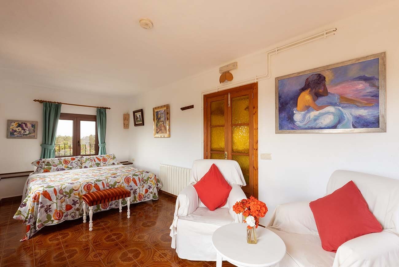 Habitación luminosa de Son Marimón