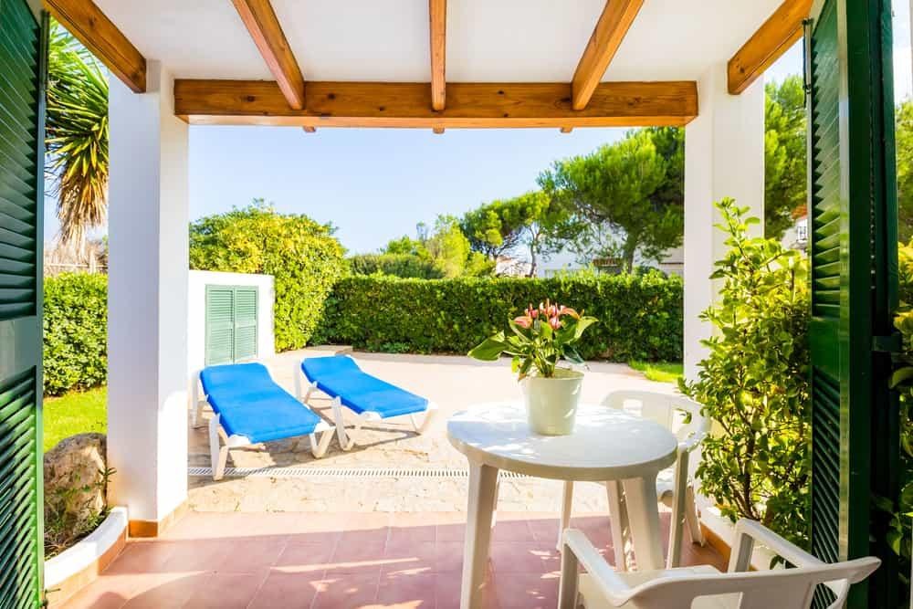 Terraza de un apartamento de Arenal Playa