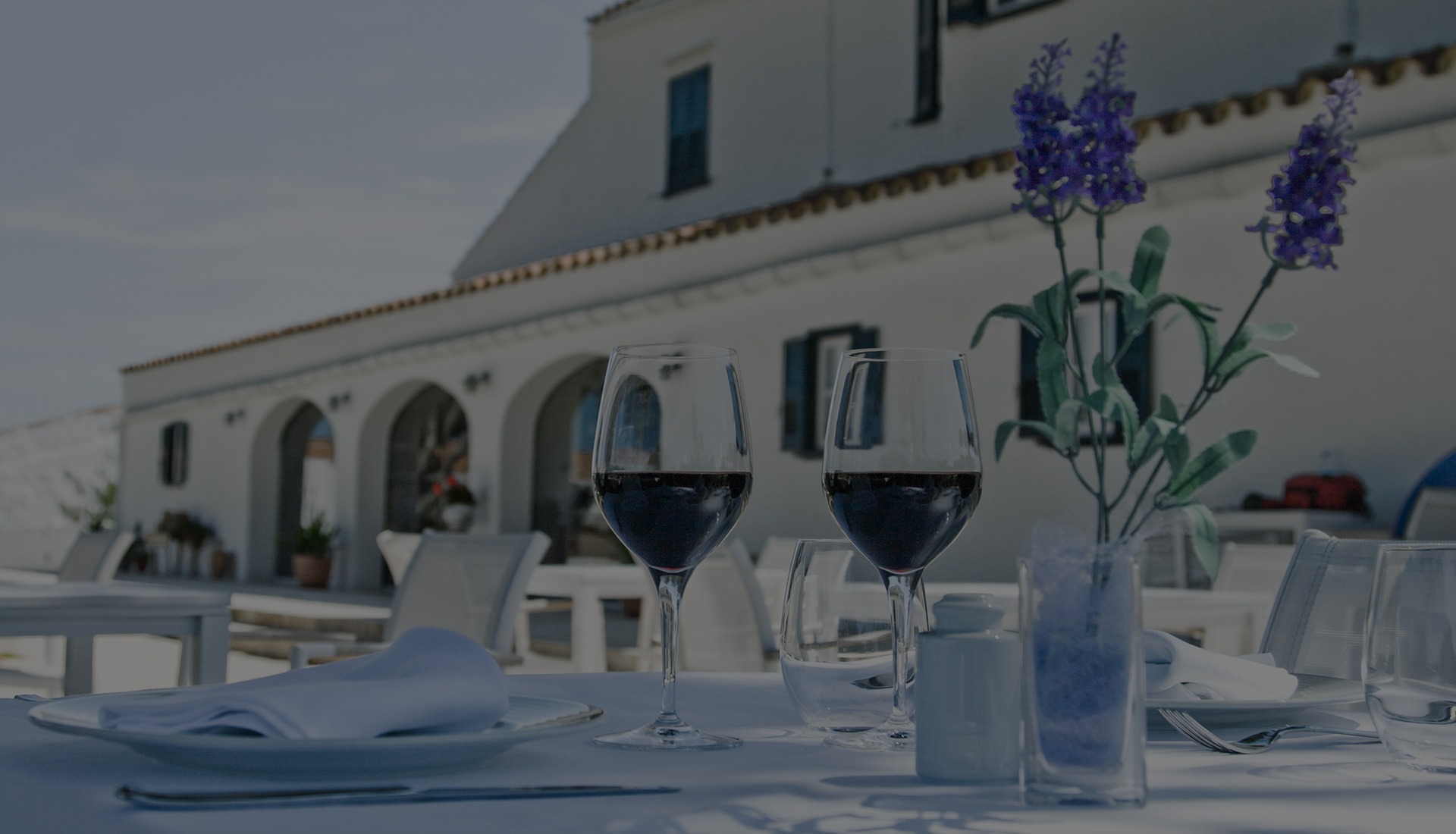 Terraza del restaurante de Binigaus Vell