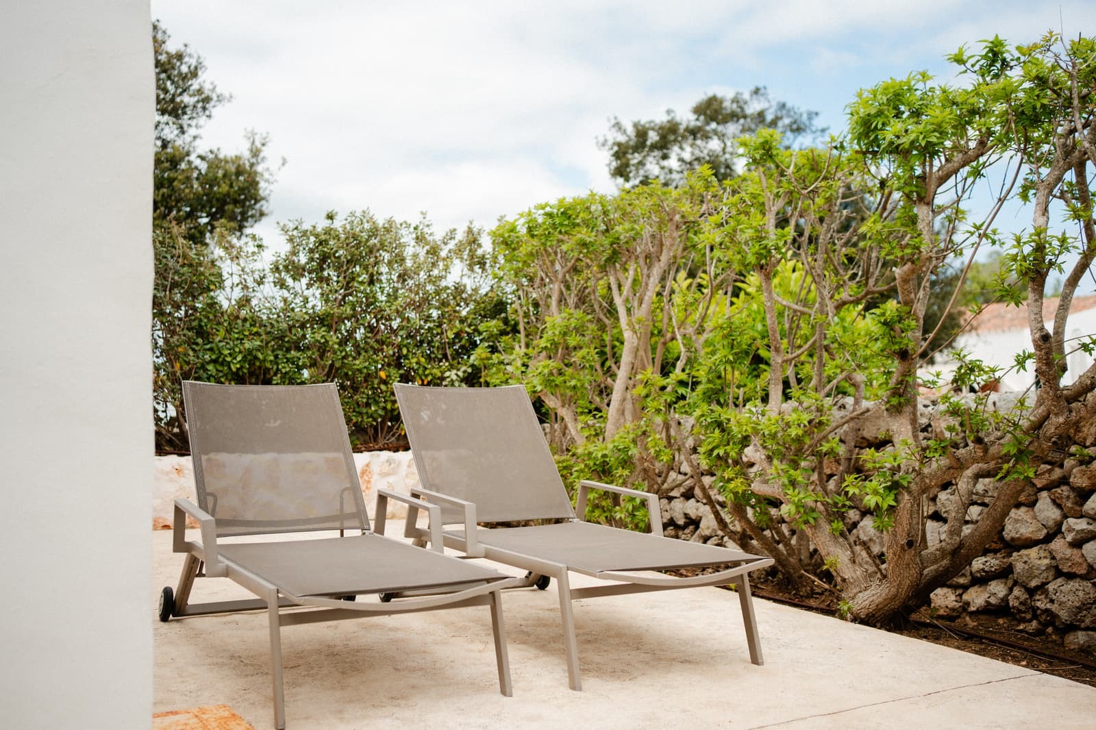 Terraza privada de Binigaus Vell
