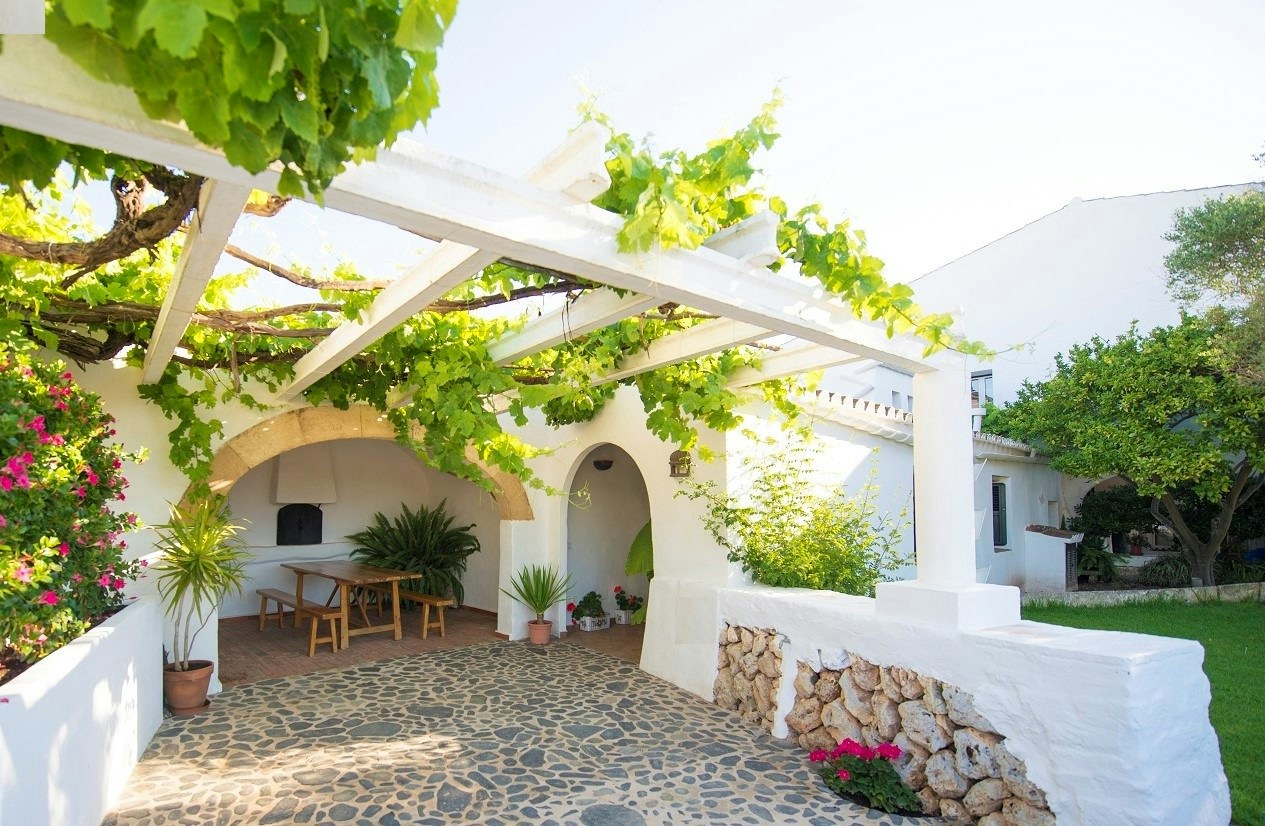 Patio de la casa rural