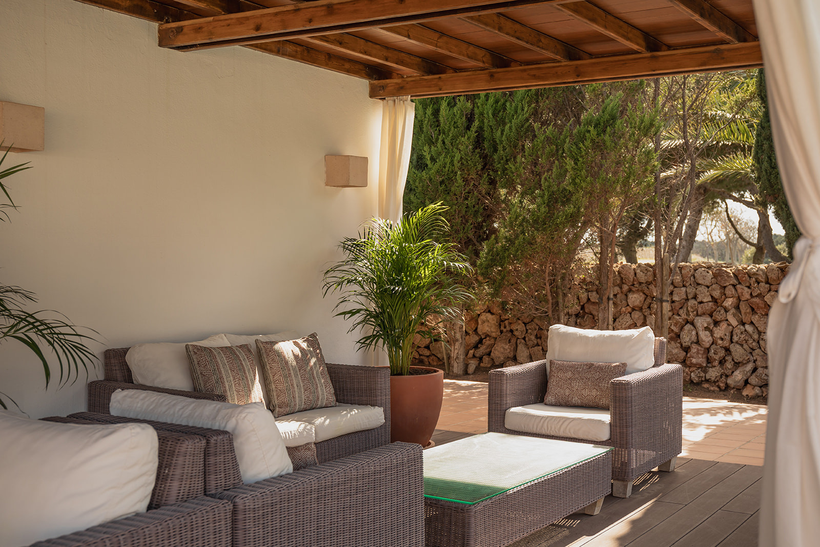 Zona de descanso al aire libre