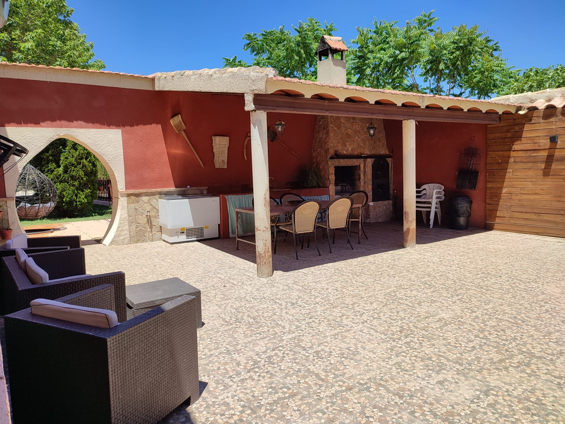 Patio exterior de Cortijo La Jimena