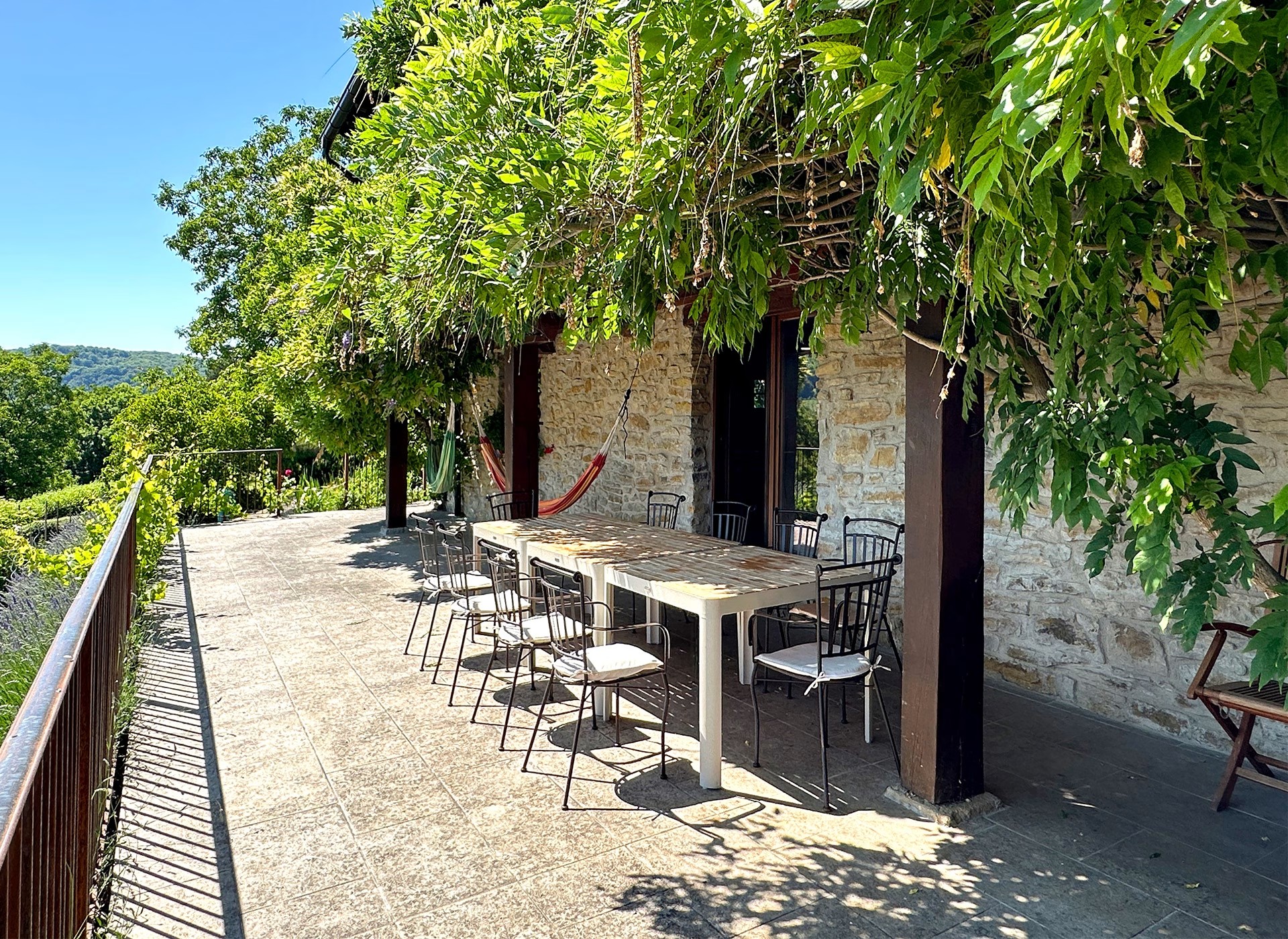 Terraza de Casa Rural Etxeberria