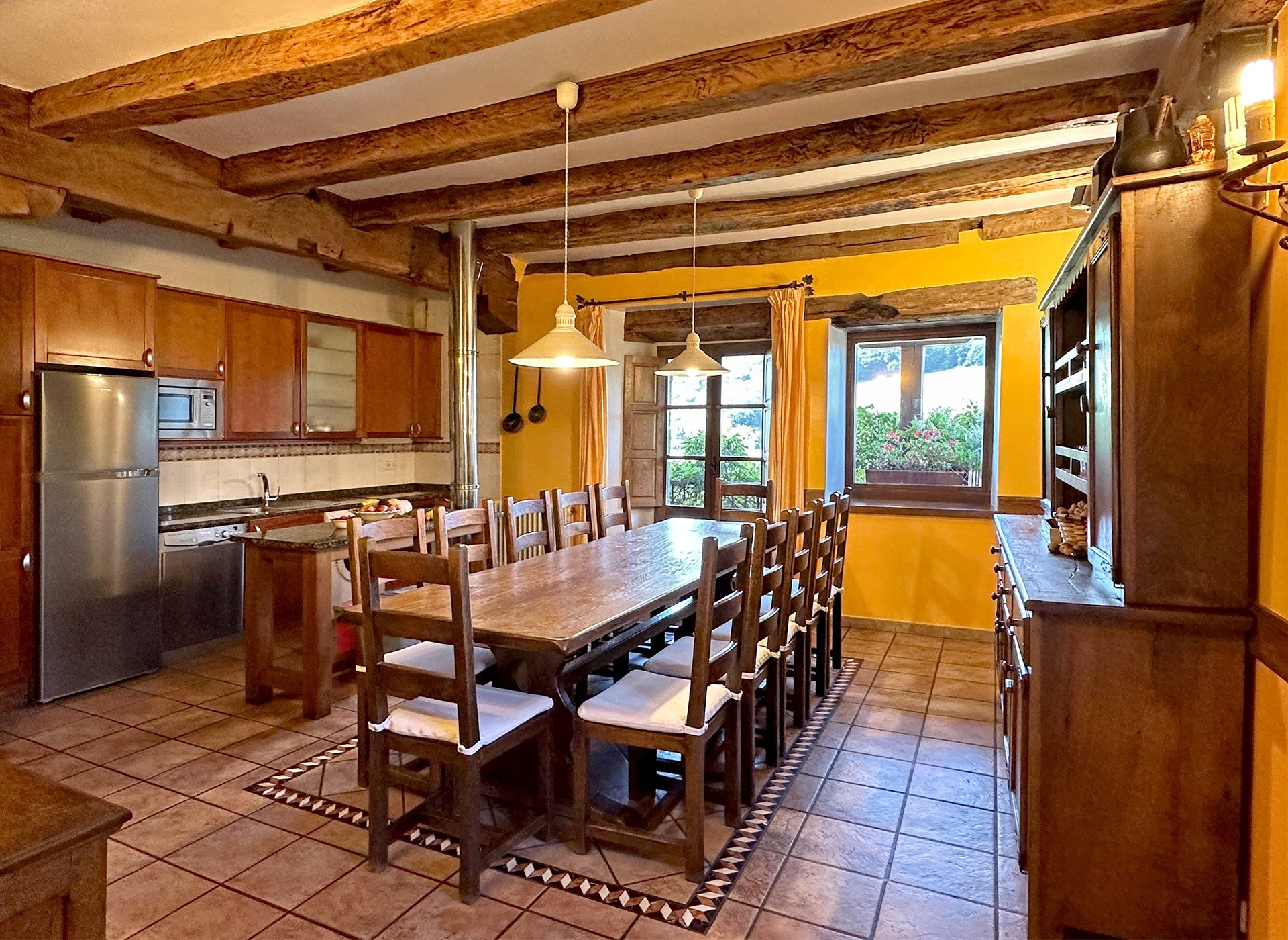 Cocina comedor de Casa Rural Etxeberria