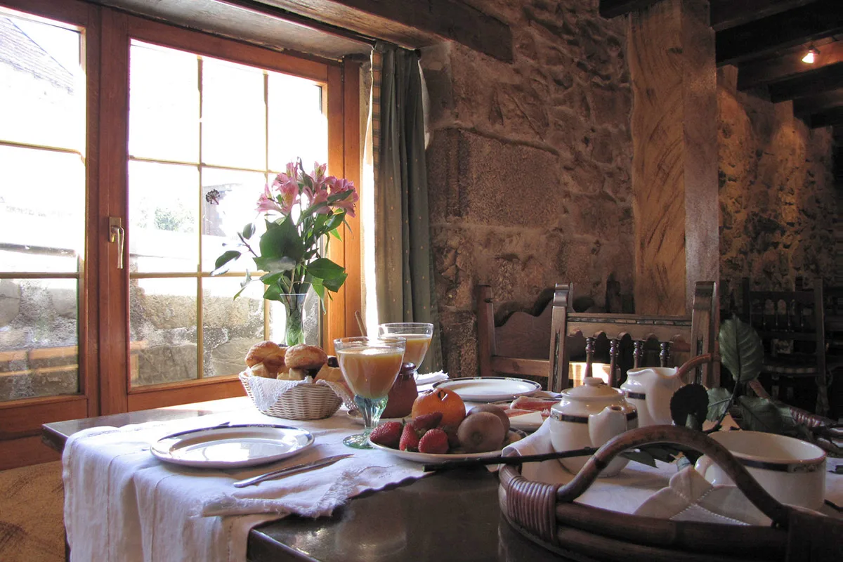 Desayuno en el Hotel Rural Eseverry