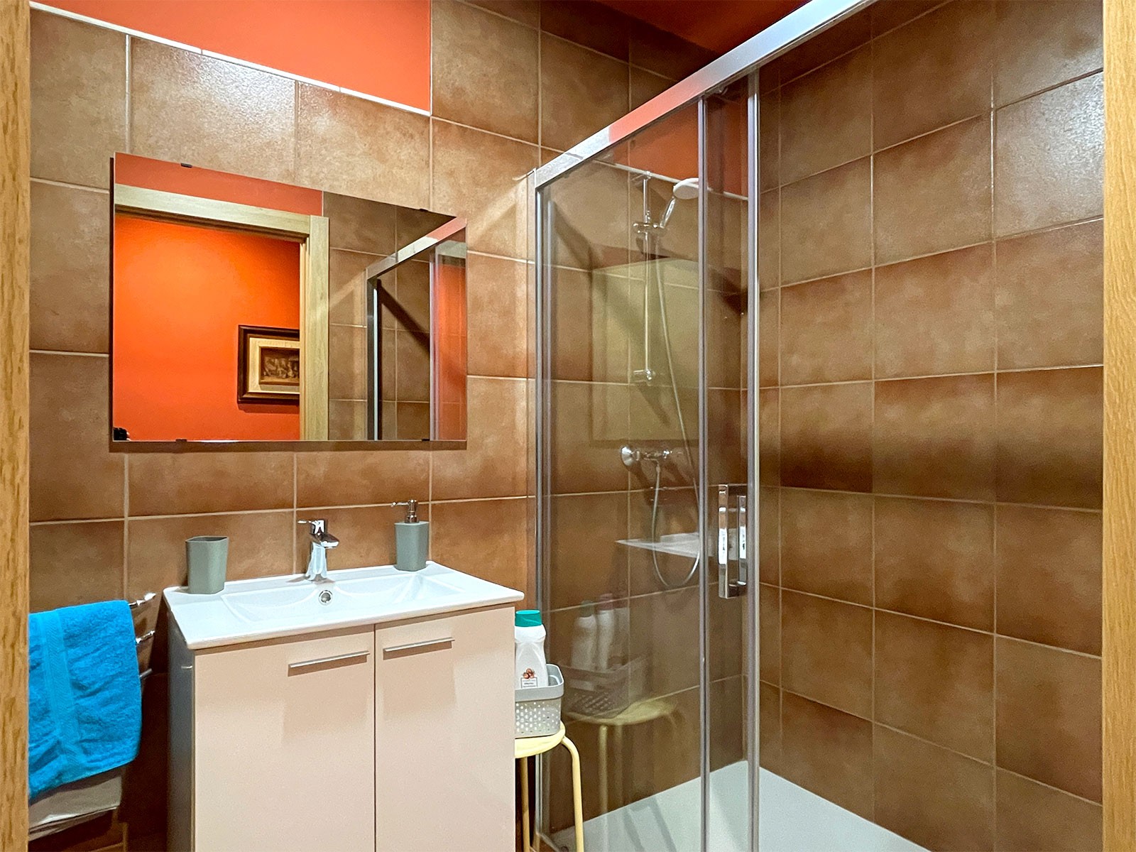 Baño con ducha de Iribesenea