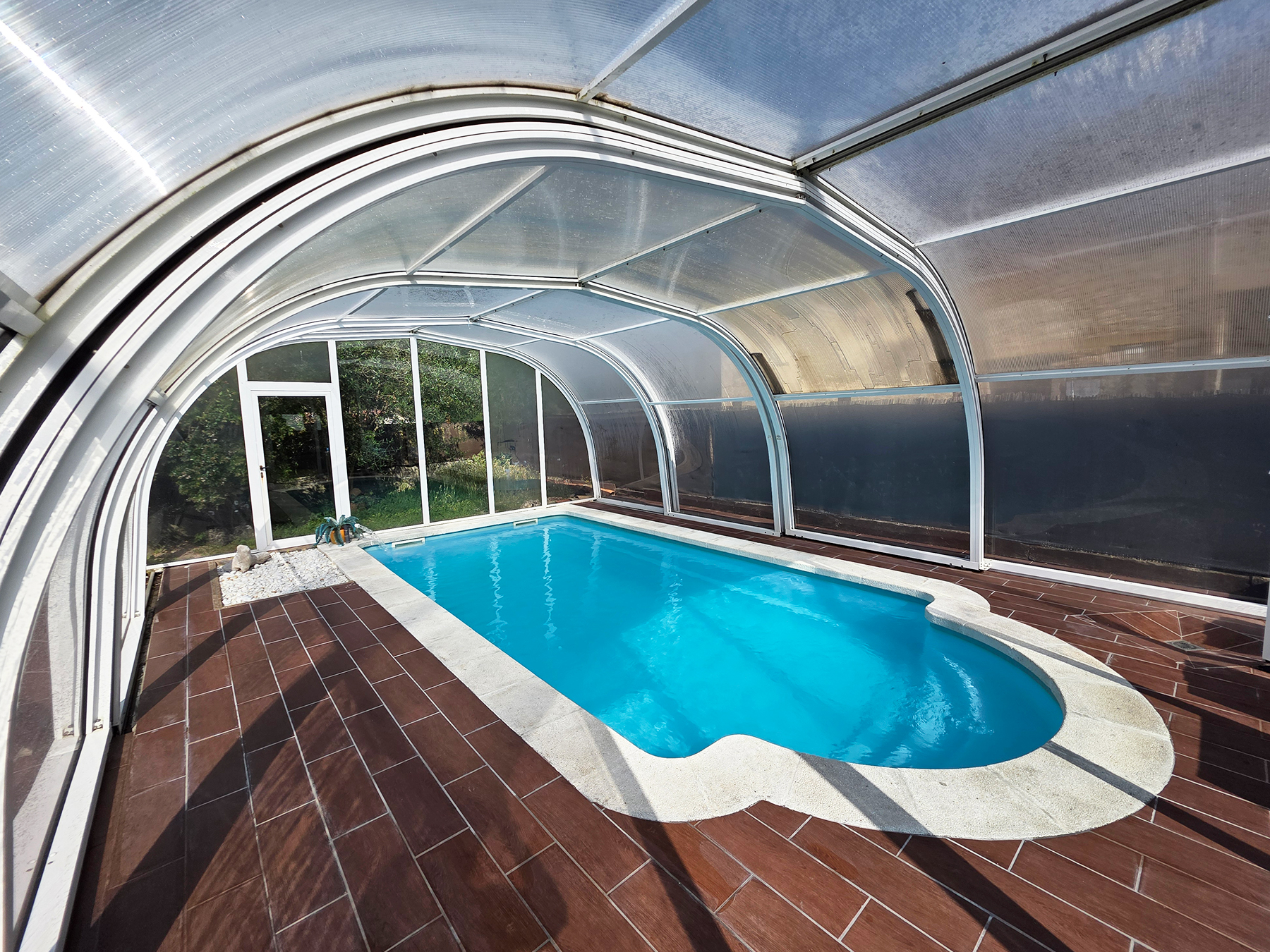 Piscina cubierta de Casa Rural Uyarra