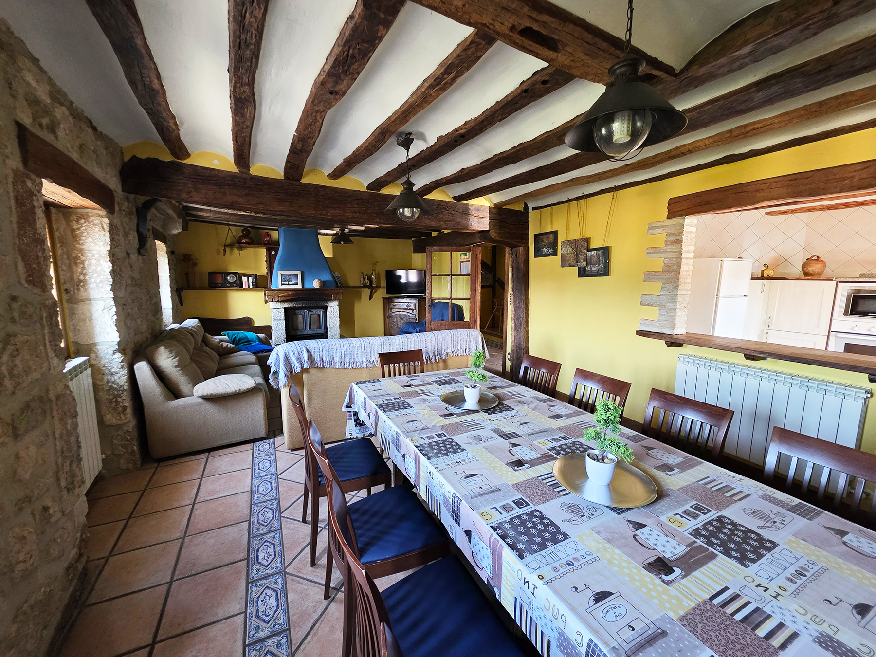 Salón comedor de Casa Rural Uyarra