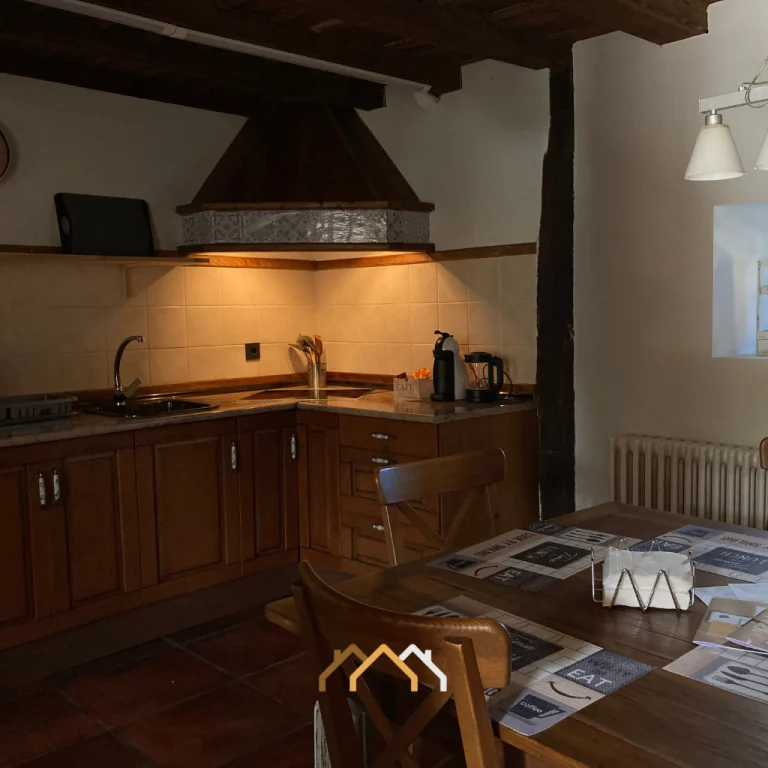 Cocina de una de las casas rurales · Las Casas de Quintanilla