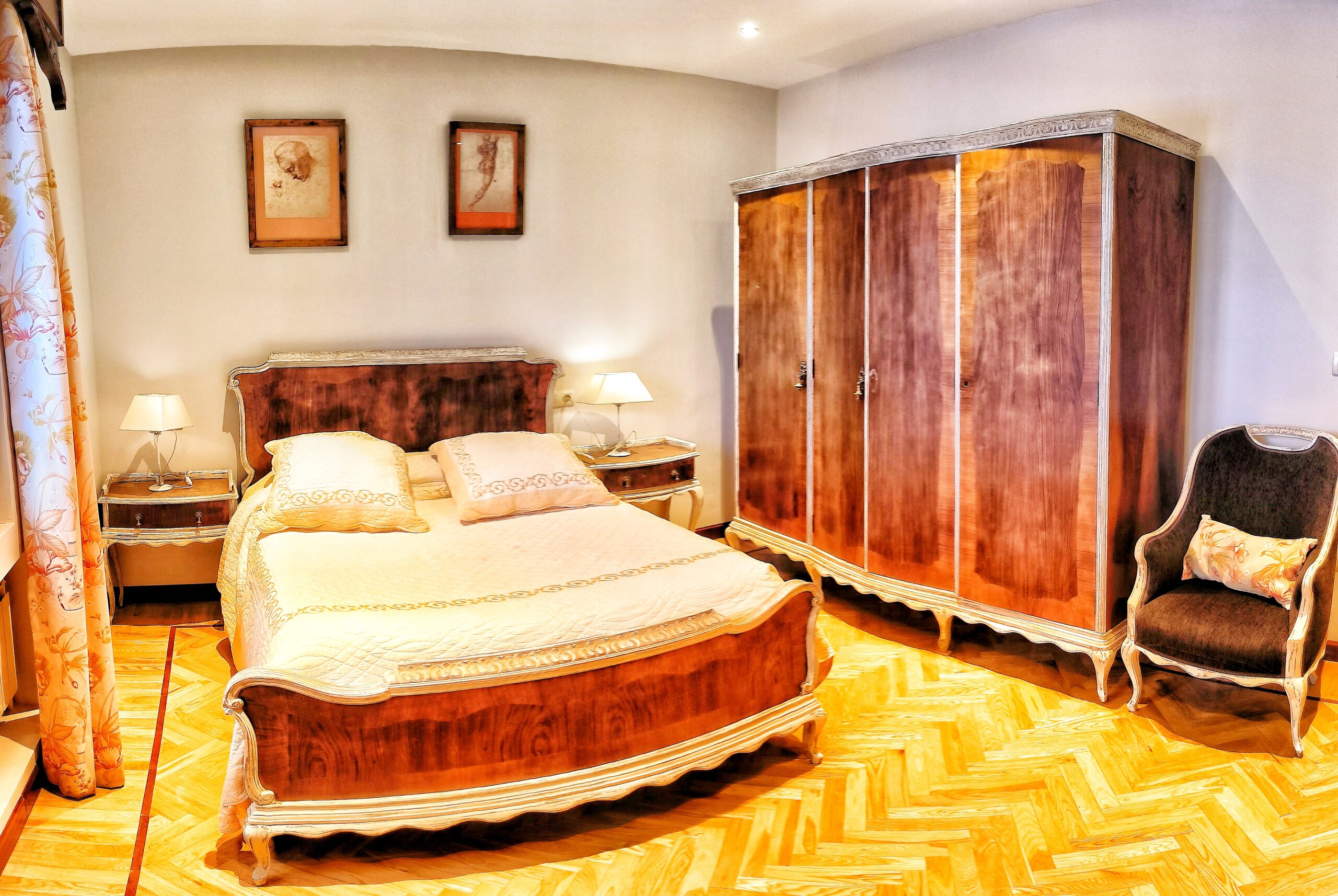 Dormitorio de El Portal del Cerrato en Baños de Cerrato