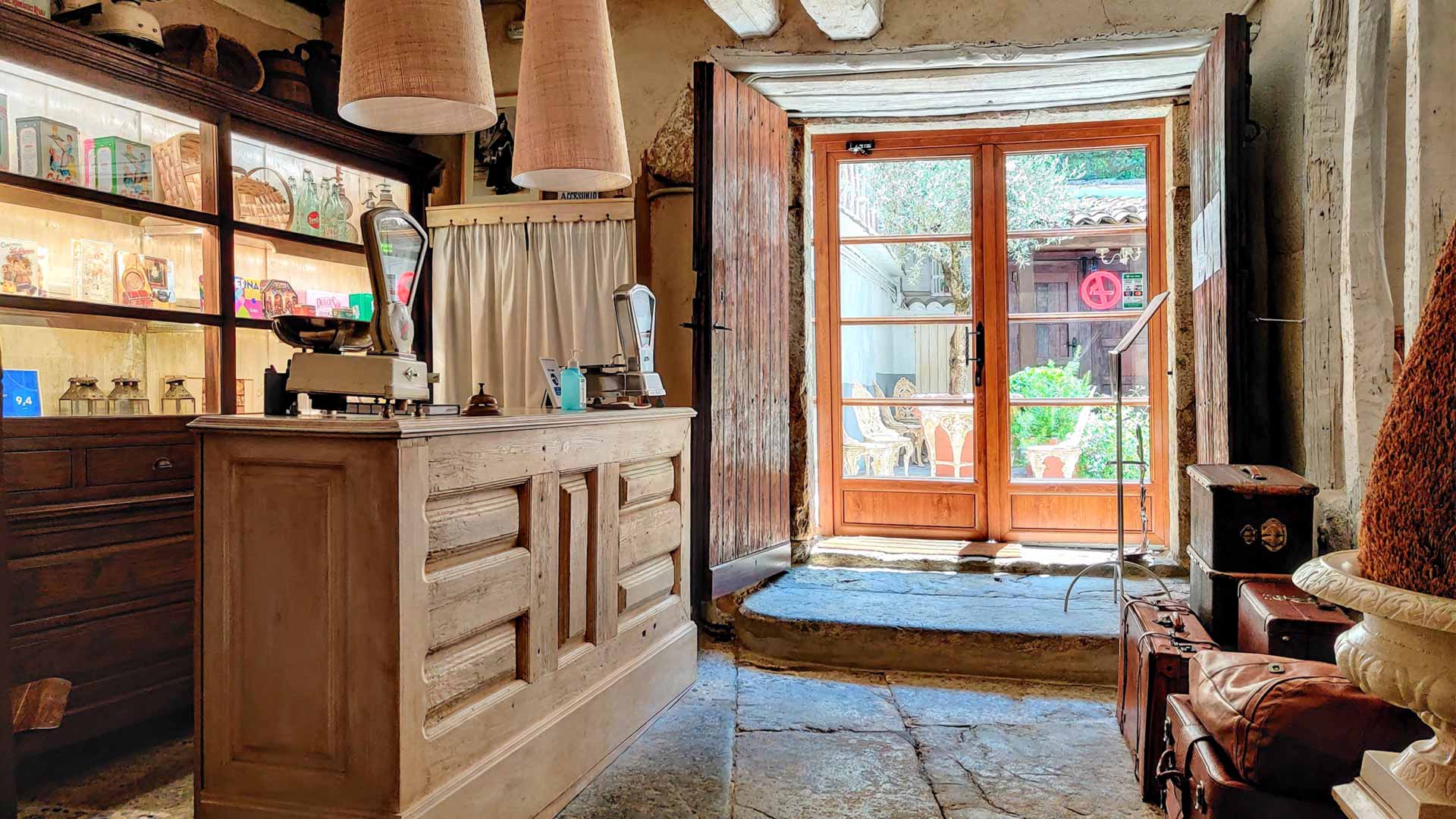 Recepción de la Posada Casa de la Sal