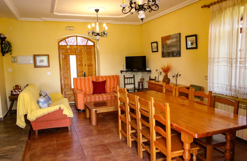 Salón comedor de Casa Rural La Viña